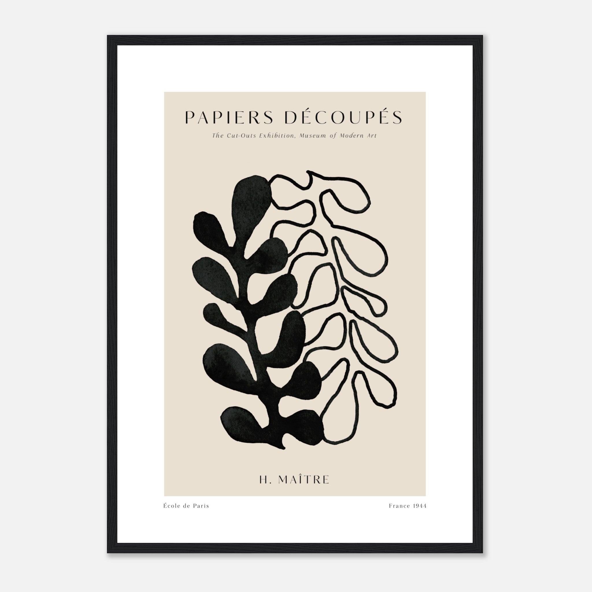 Matisse Papiers Decoupes No. 4 Poster