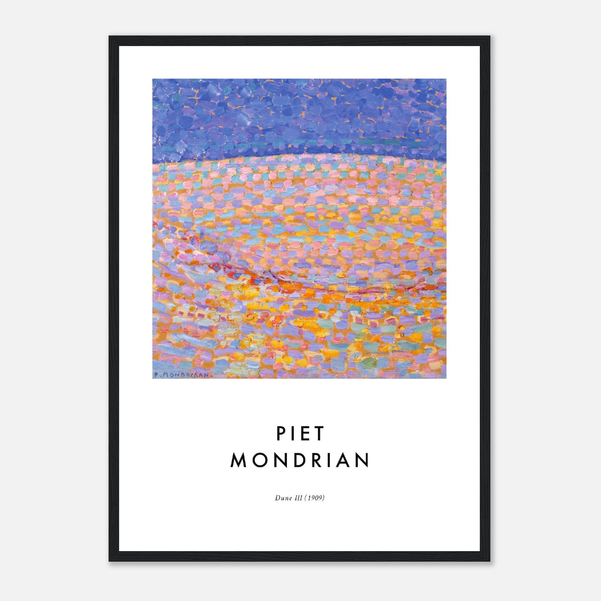 Colourful Mondrian Poster