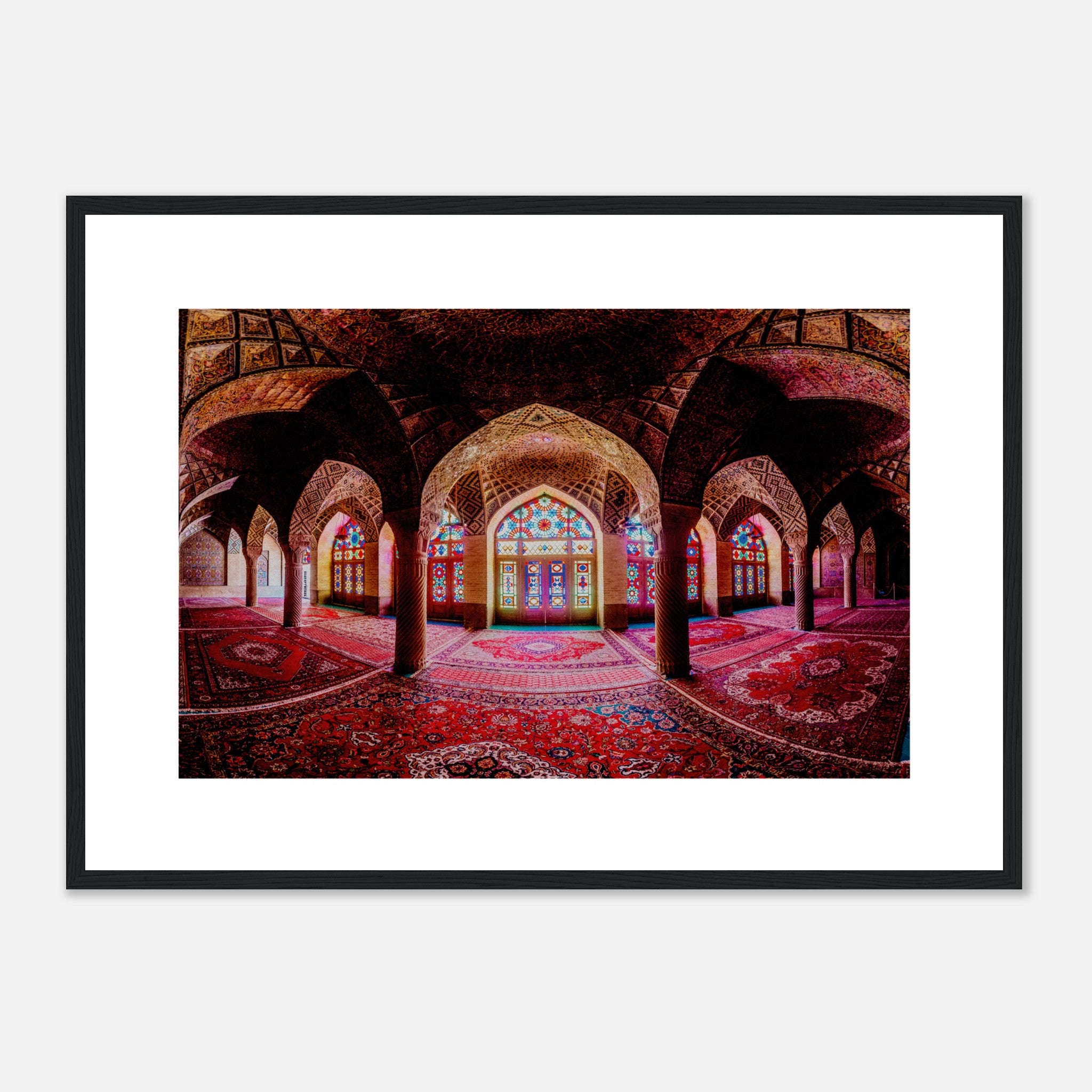 Mosque (pinkMosque) In Shiraz Iran Poster