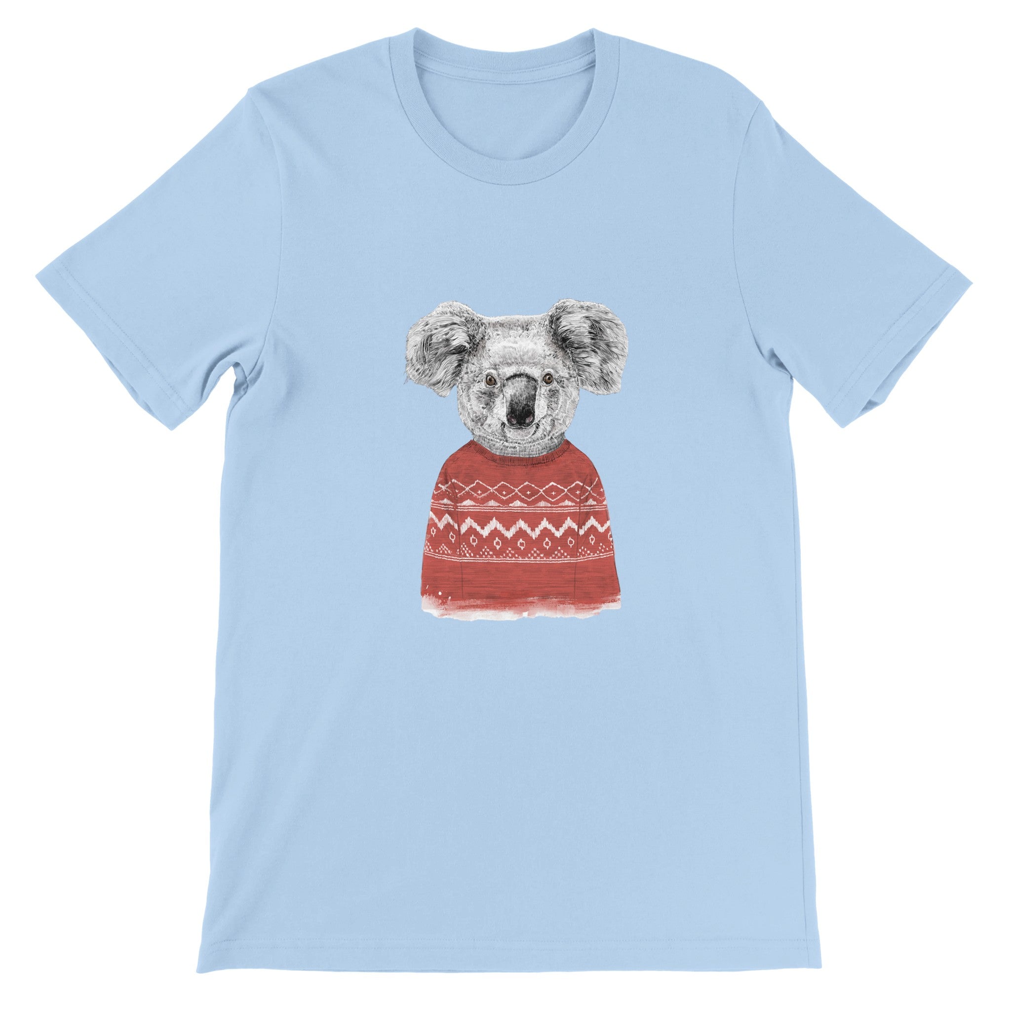 Winter Koala Crewneck T-shirt - Optimalprint