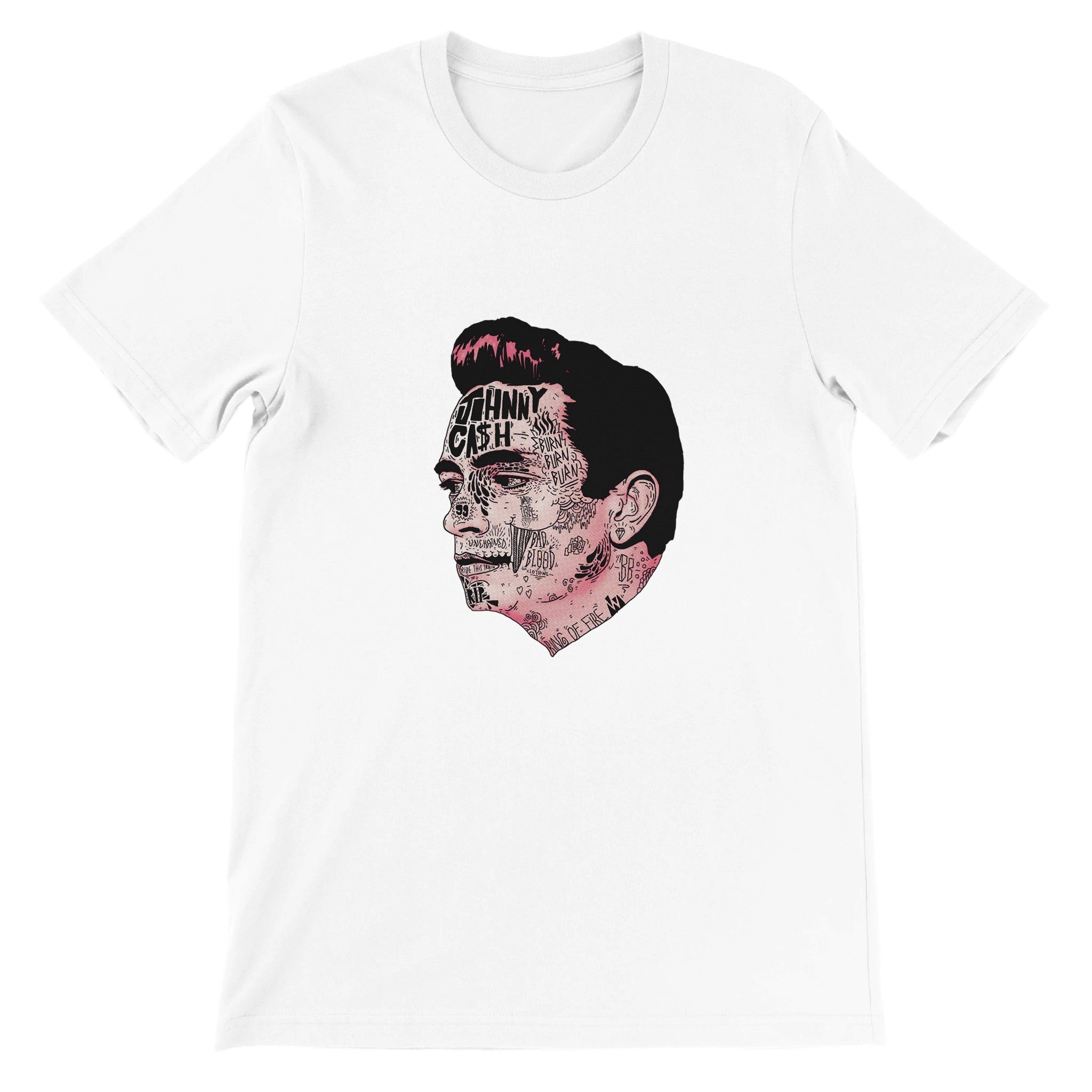 Johnny Cash Crewneck T-shirt - Optimalprint