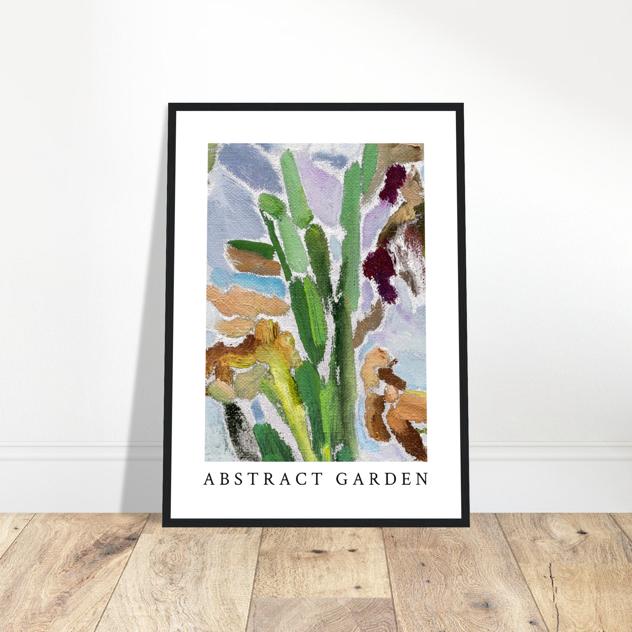 Abstract Flowers Poster