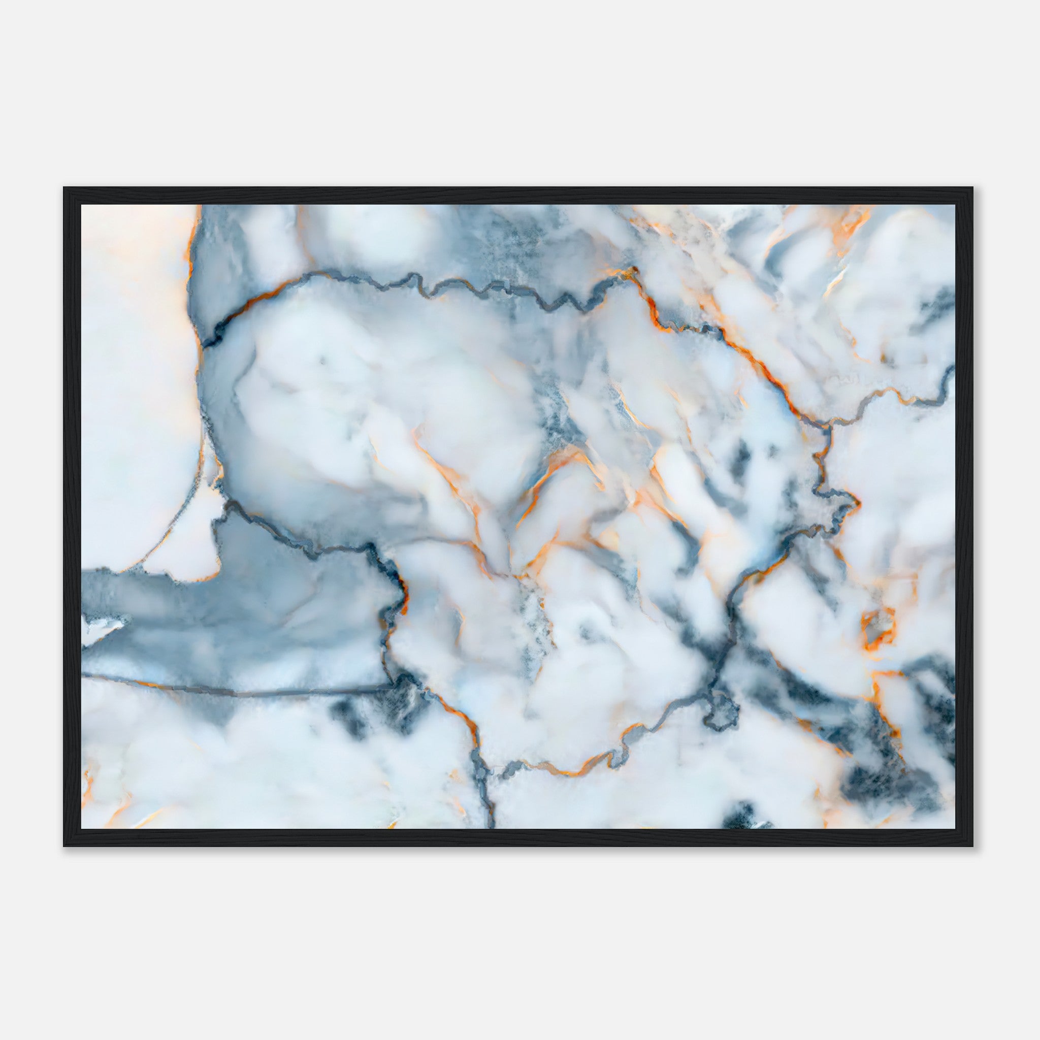 Lithuania Marble Map Poster