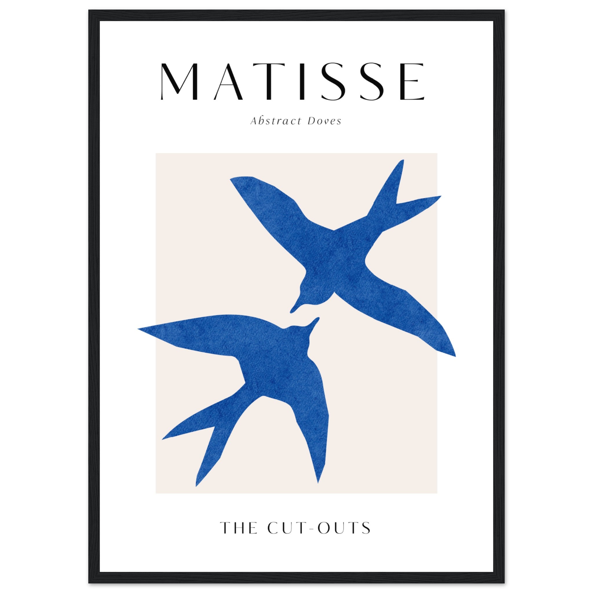 Matisse Blue Doves Poster