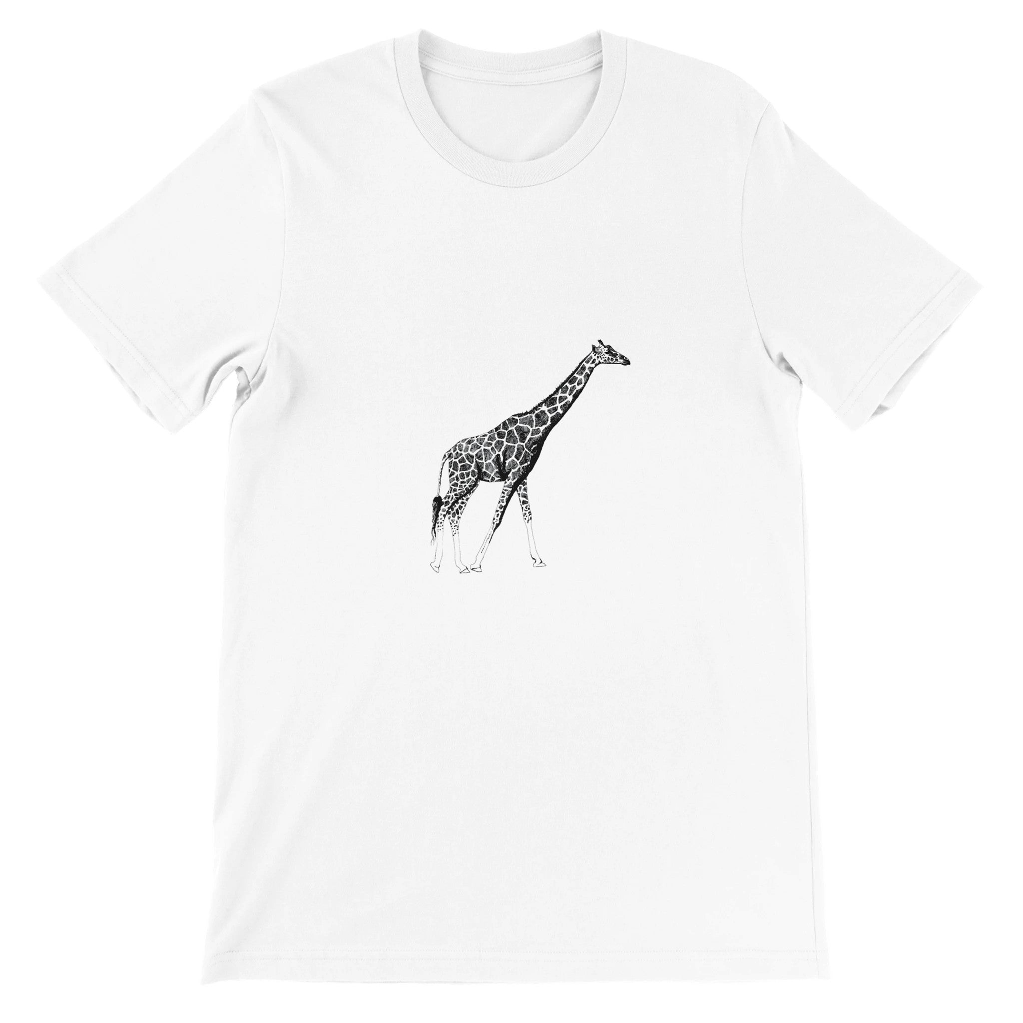 Giraffe Illustration Crewneck T-shirt - Optimalprint