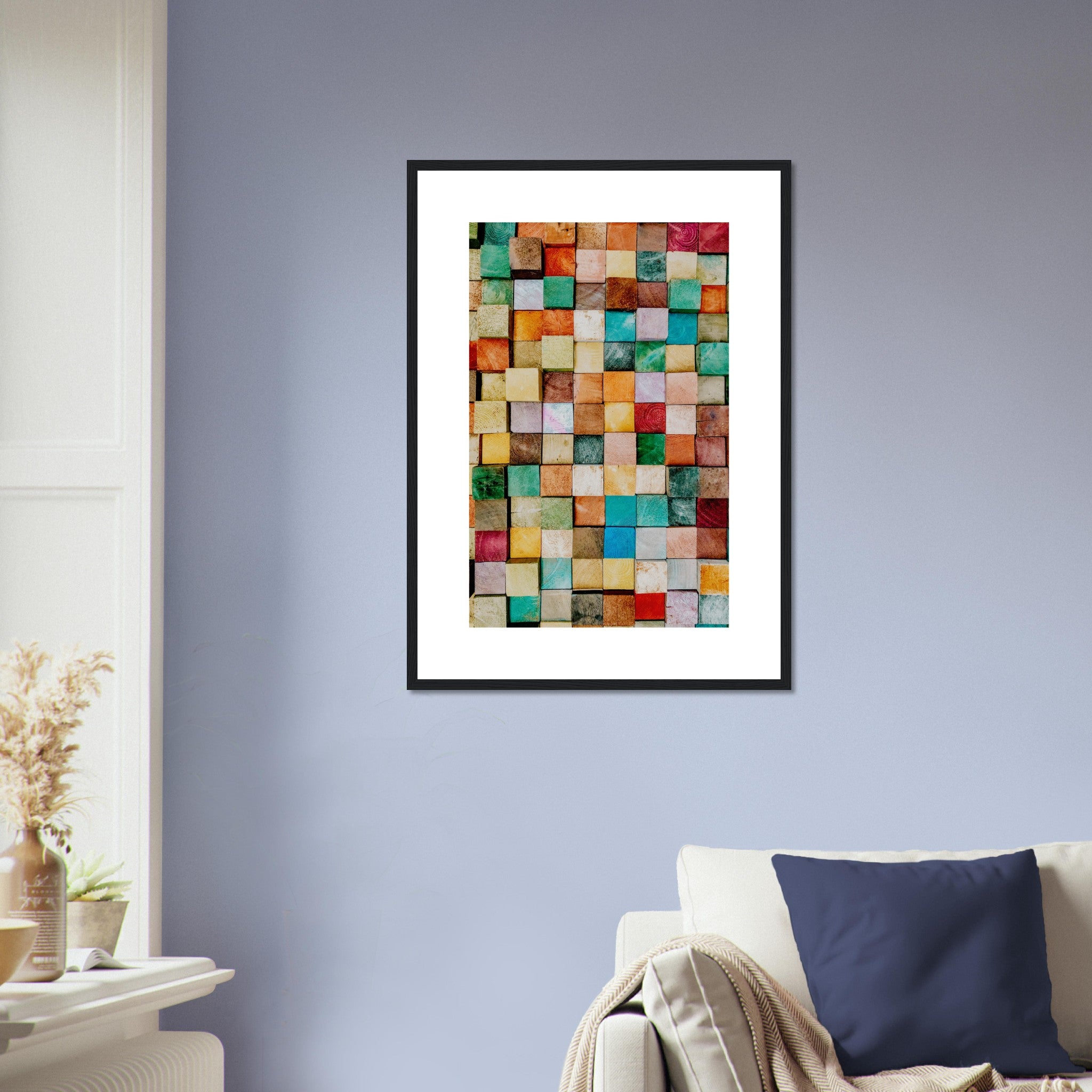 Multicolored Mosaic Pattern Poster