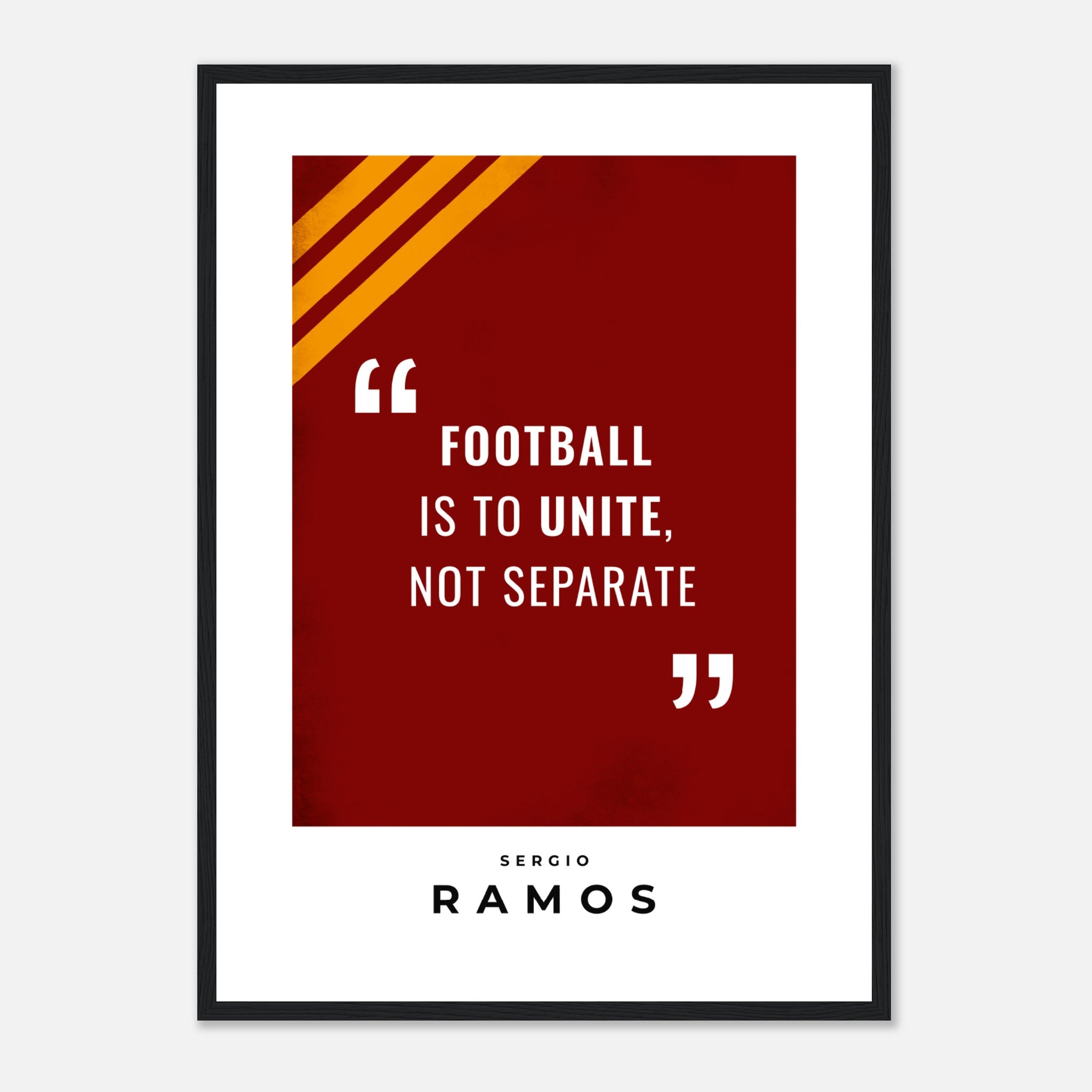 Sergio Ramos Quote Poster