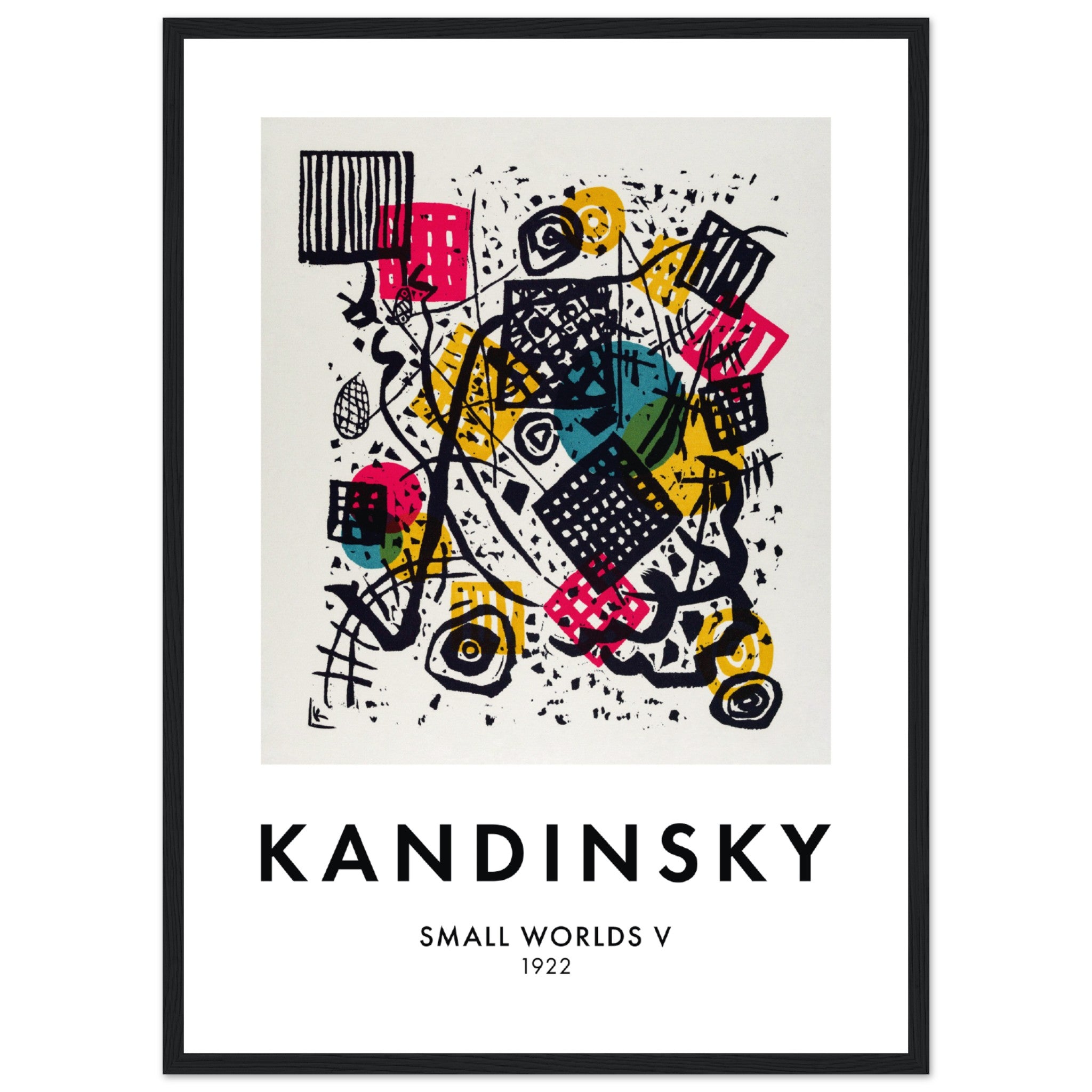 Kandinsky - Small Worlds V Poster
