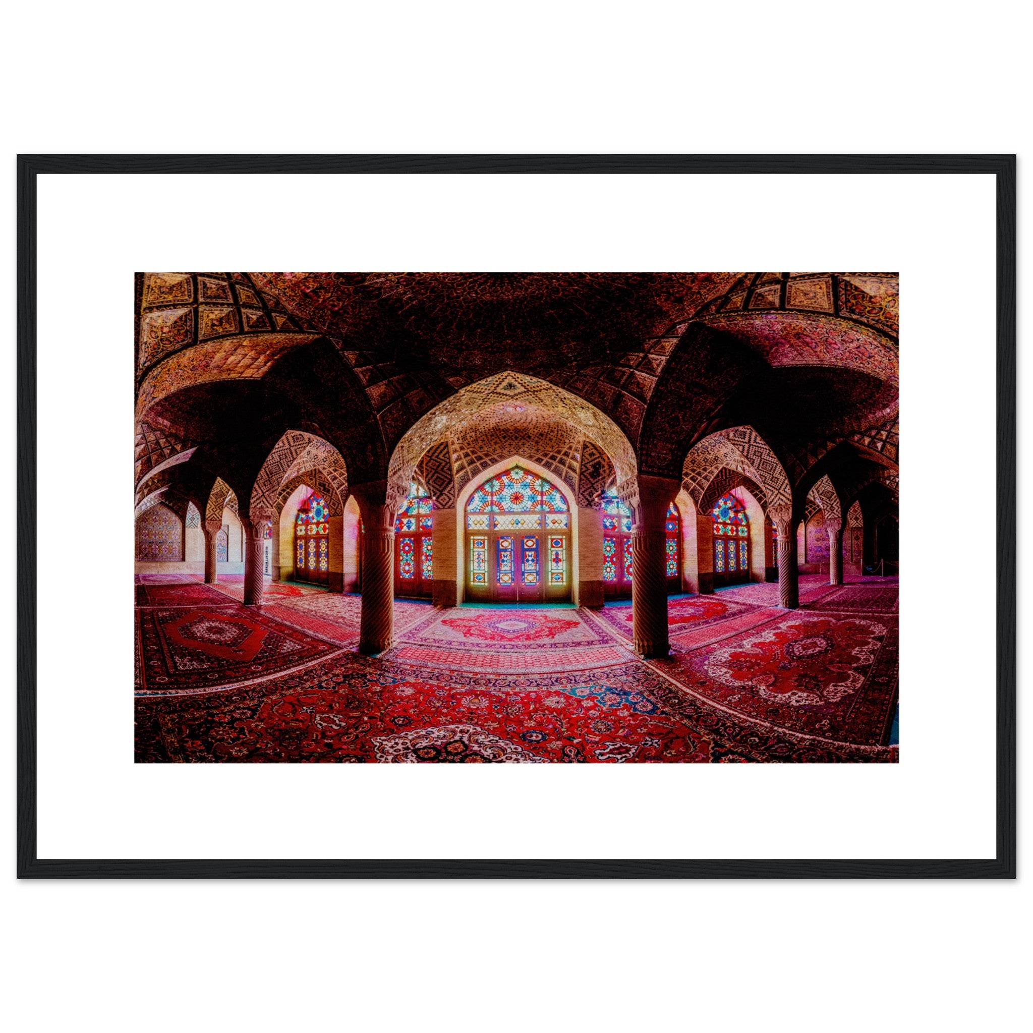 Mosque (pinkMosque) In Shiraz Iran Poster