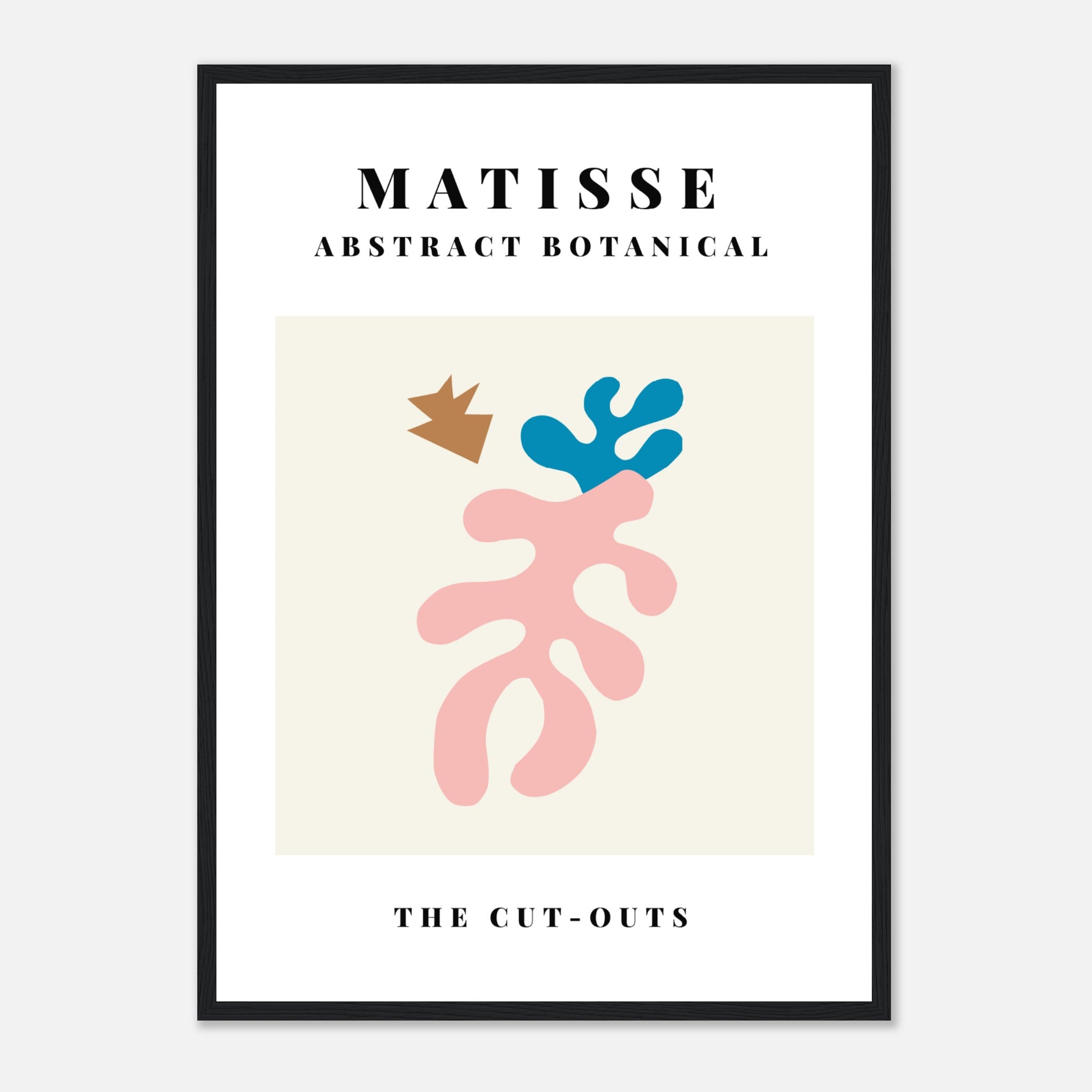 Matisse The Cut-Outs Pink Abstract Botanicals Poster