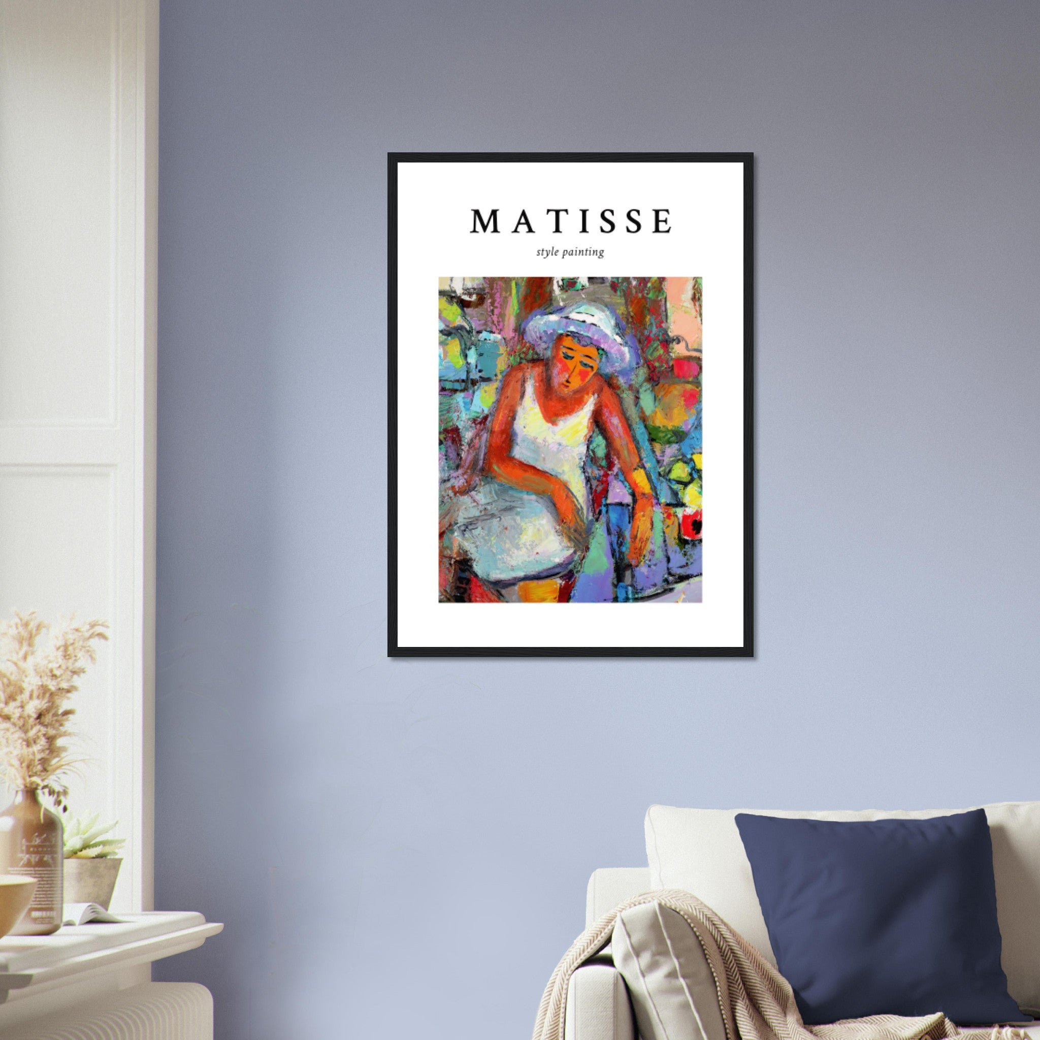 Matisse Style Painted Portrait Poster