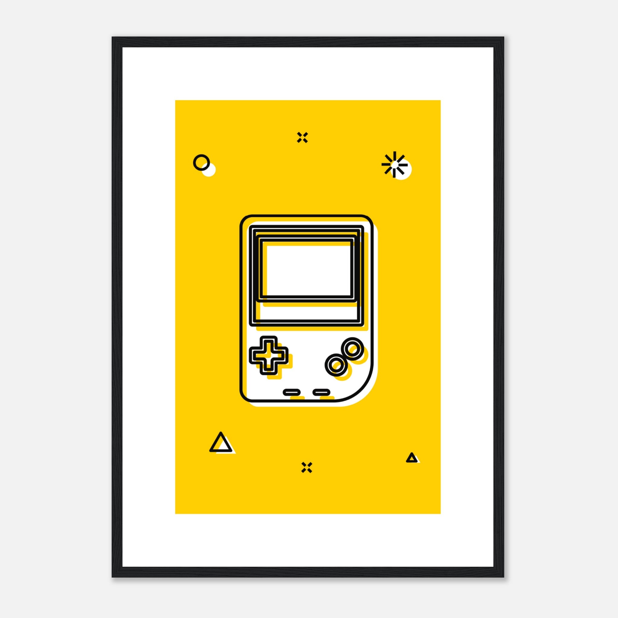Video Game Console Icon Poster