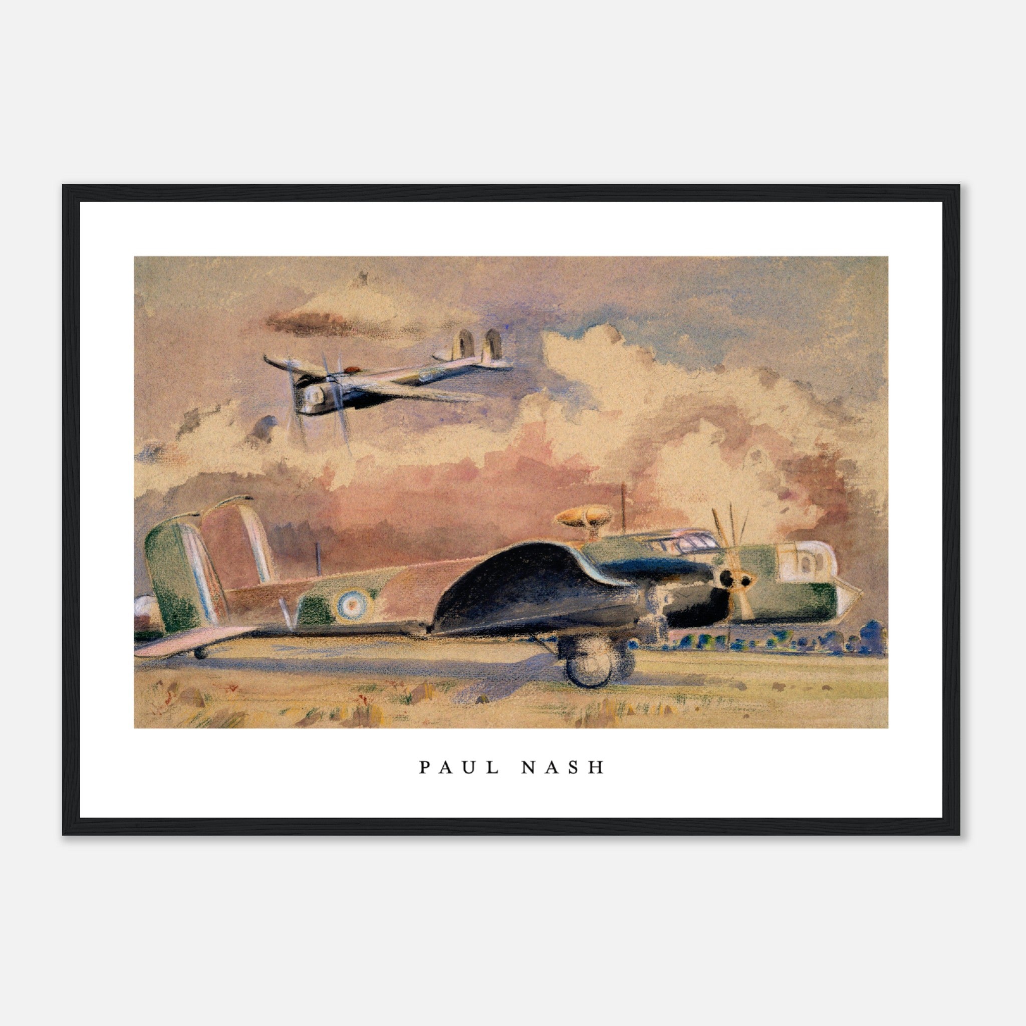 Paul Nash Plane Poster