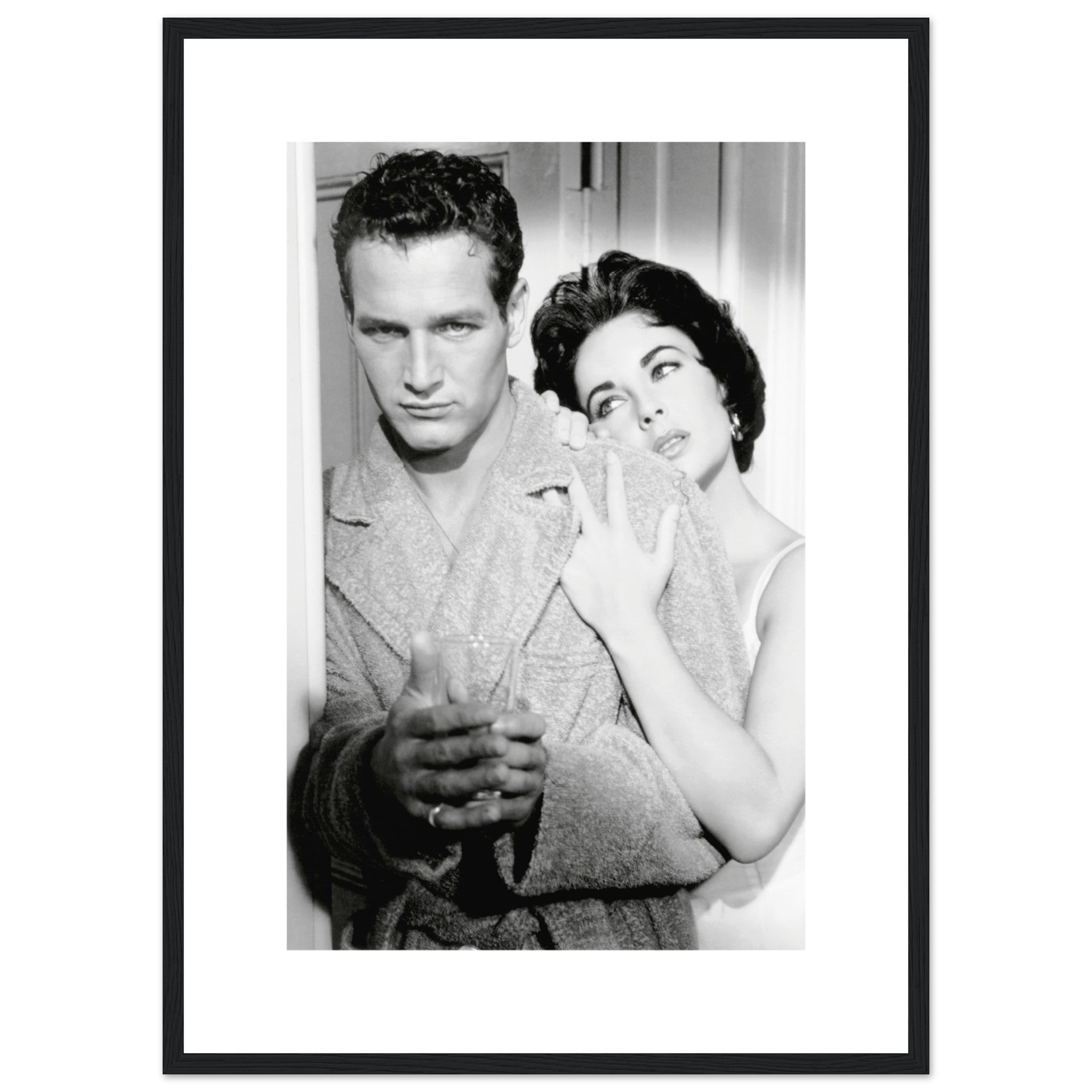 Elizabeth Taylor And Paul Newman Poster