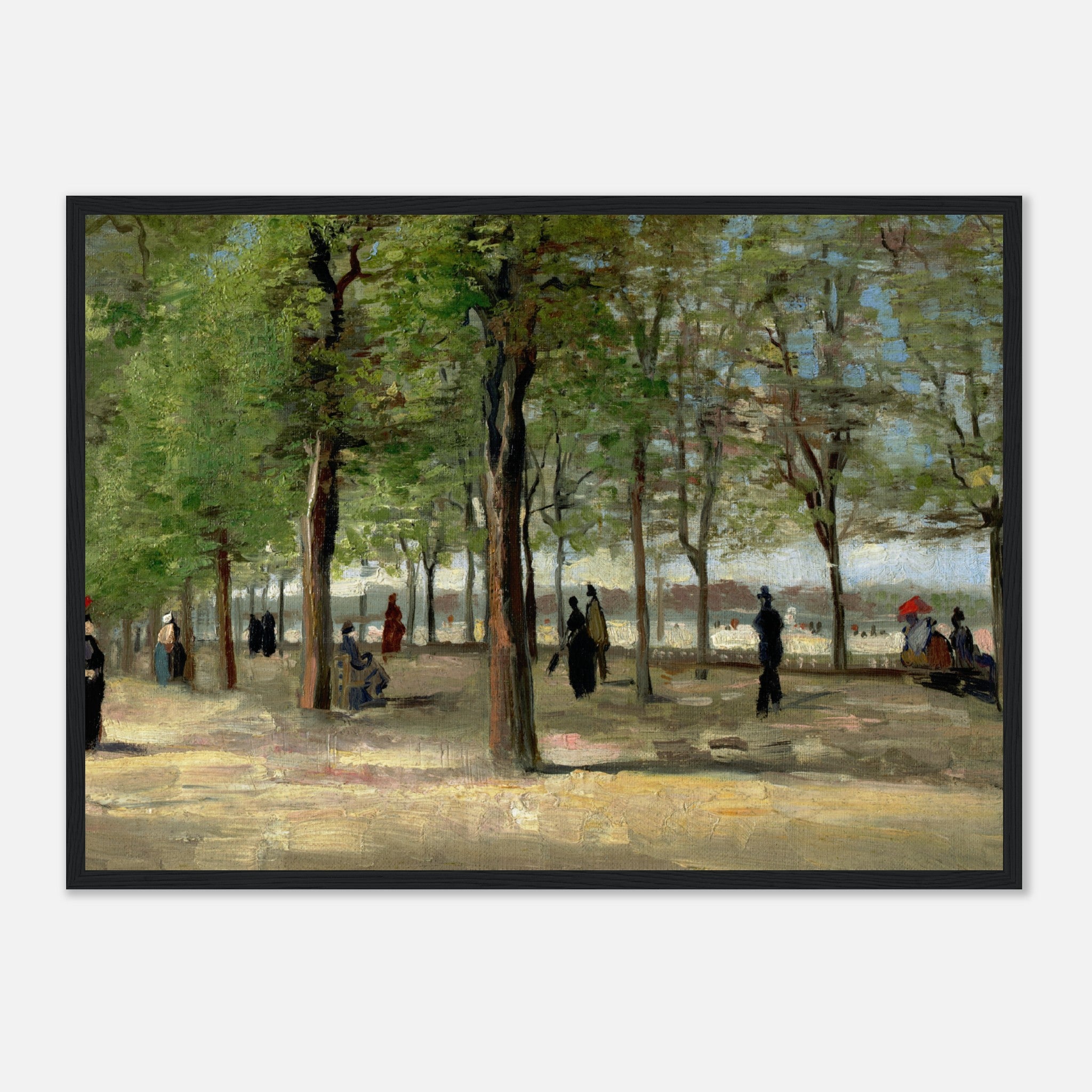 Terrace in the Luxembourg Gardens (1886) Poster
