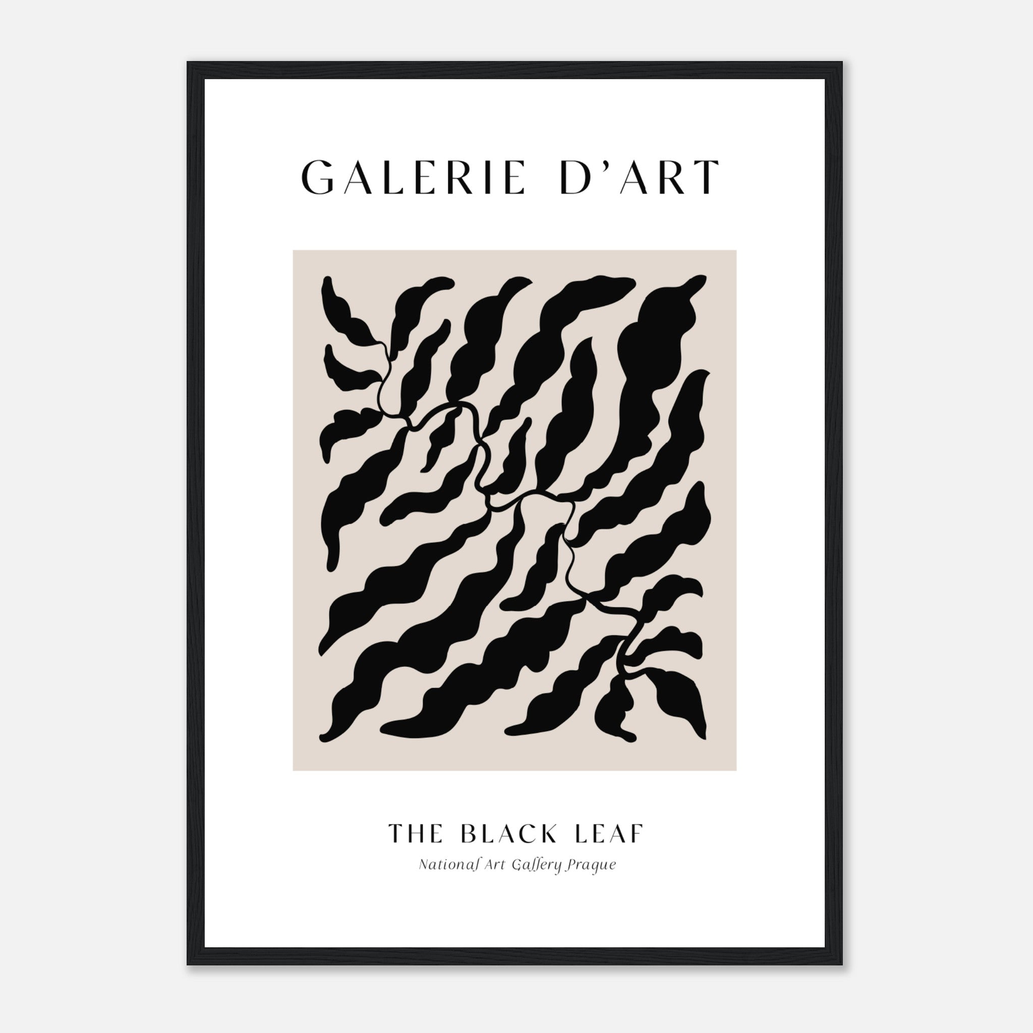 The Black Leaf Poster Poster