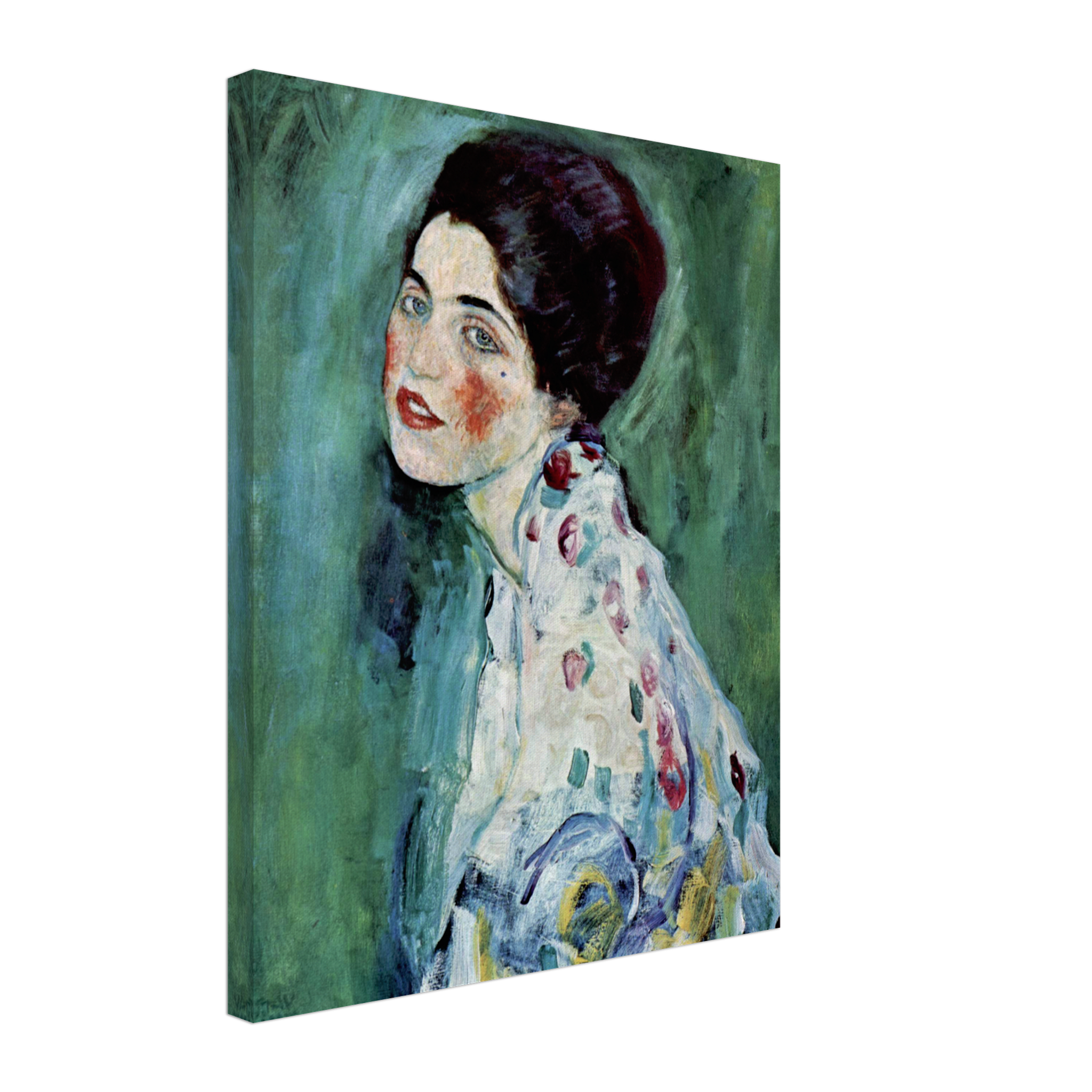 Gustav Klimts Porträteiner Dame (1916-1917) Canvas