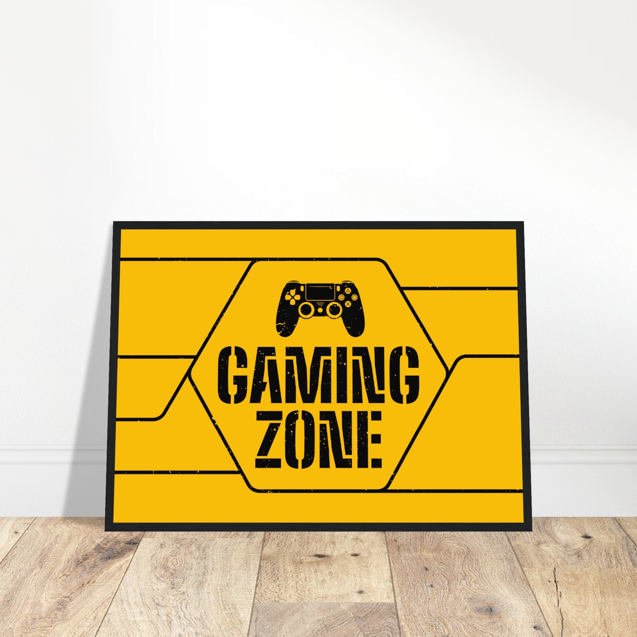 Gaming Zone Yellow Poster