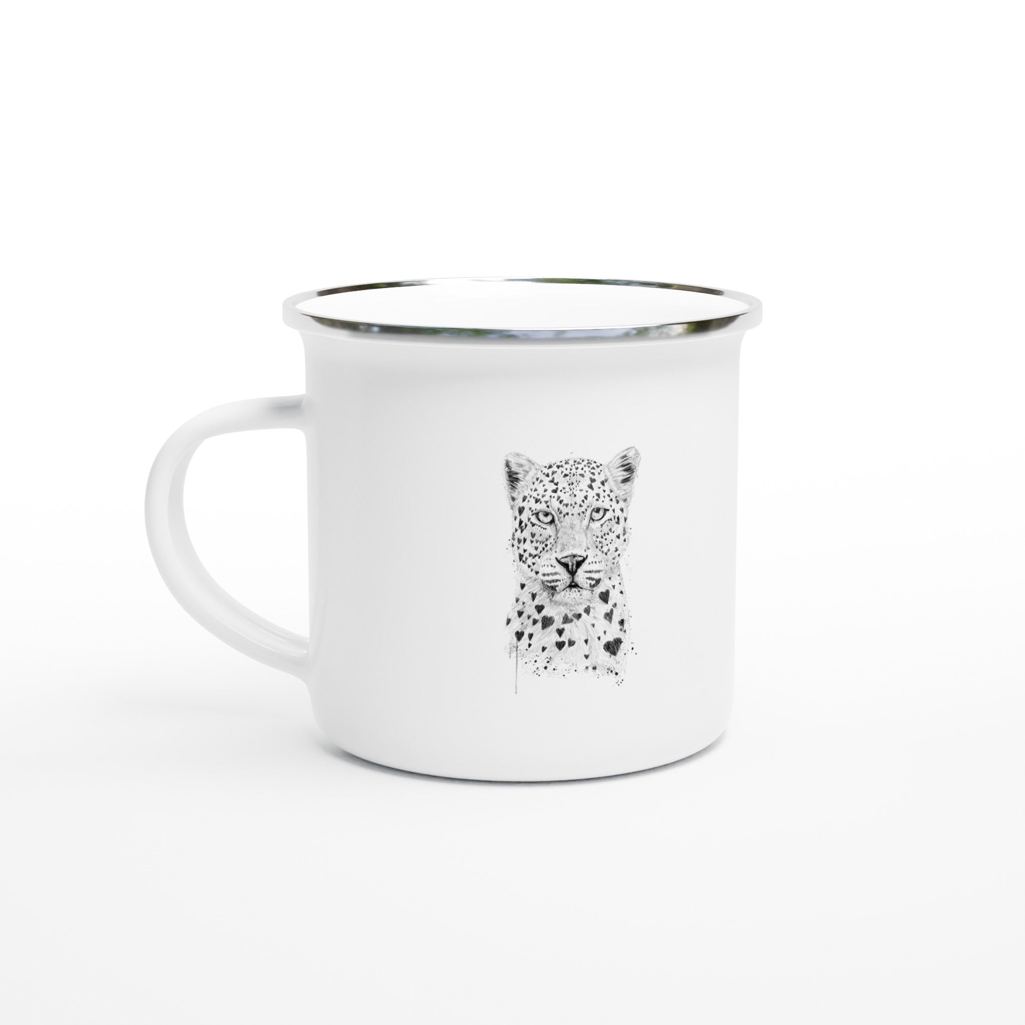 Lovely Leopard Enamel Mug - Optimalprint