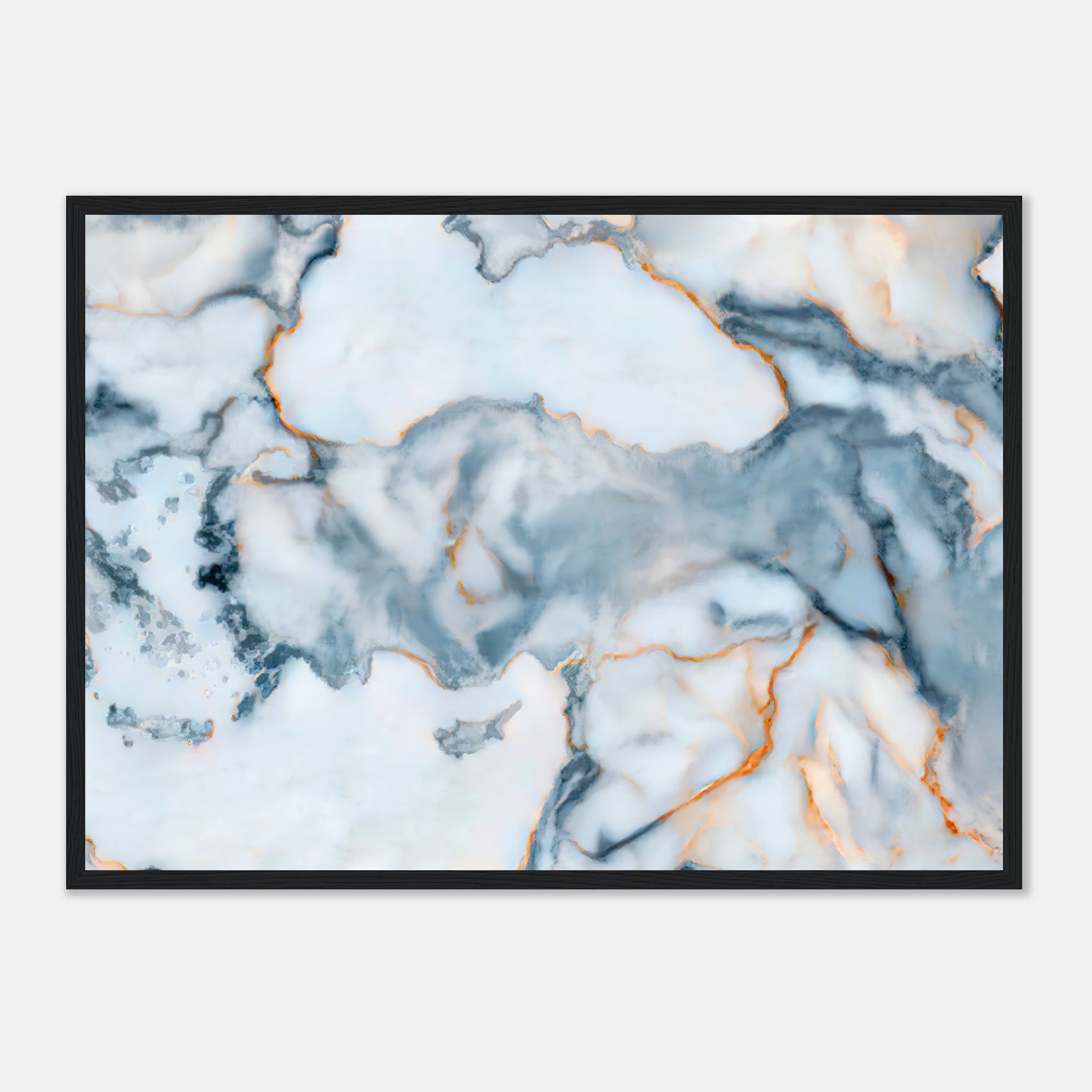 Turkey Marble Map Poster