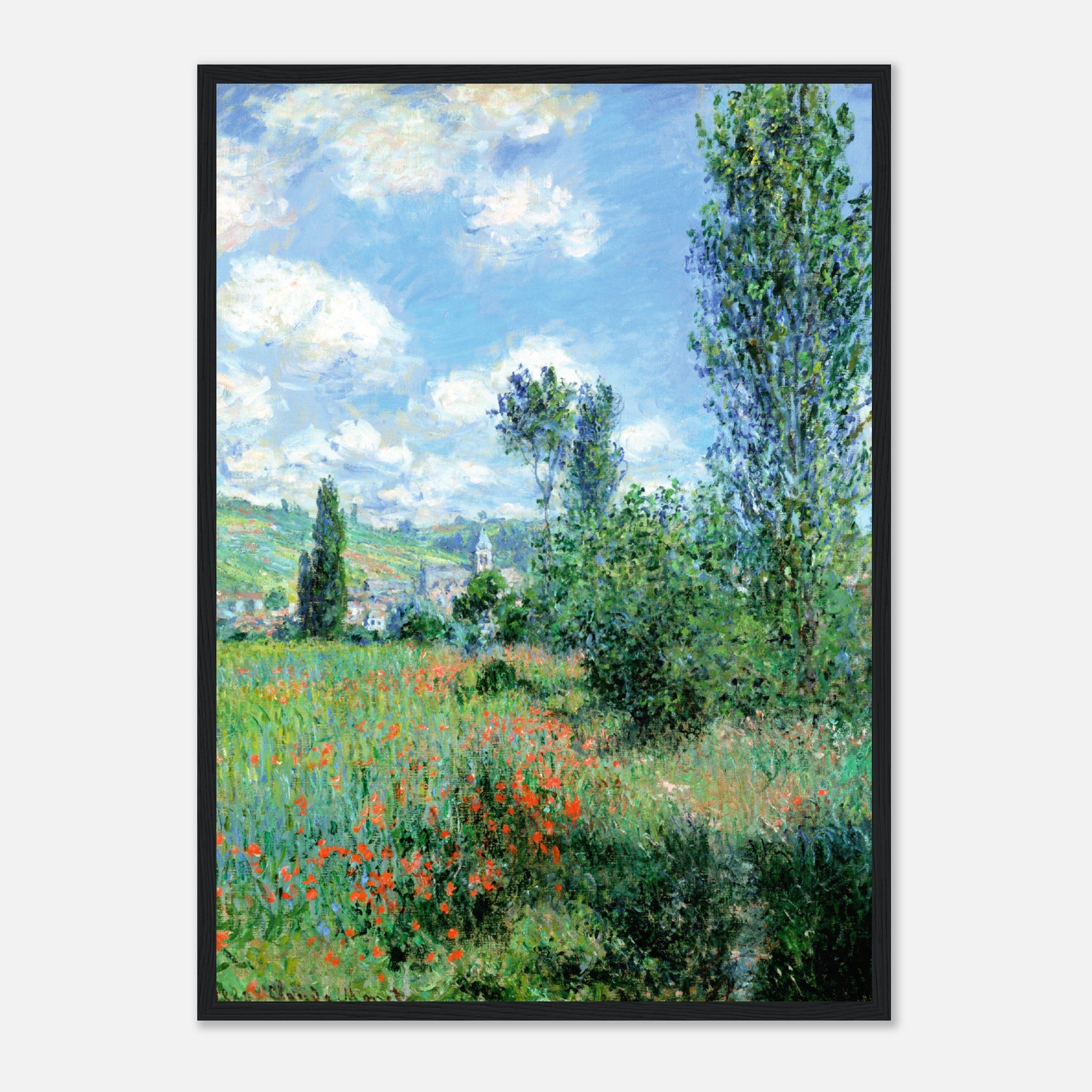 Monet View Of Vétheuil (1880) Poster