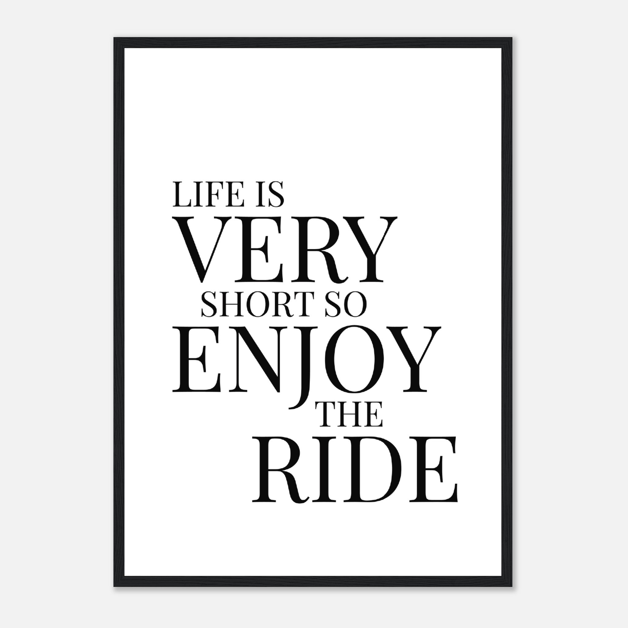 Enjoy The Ride Poster