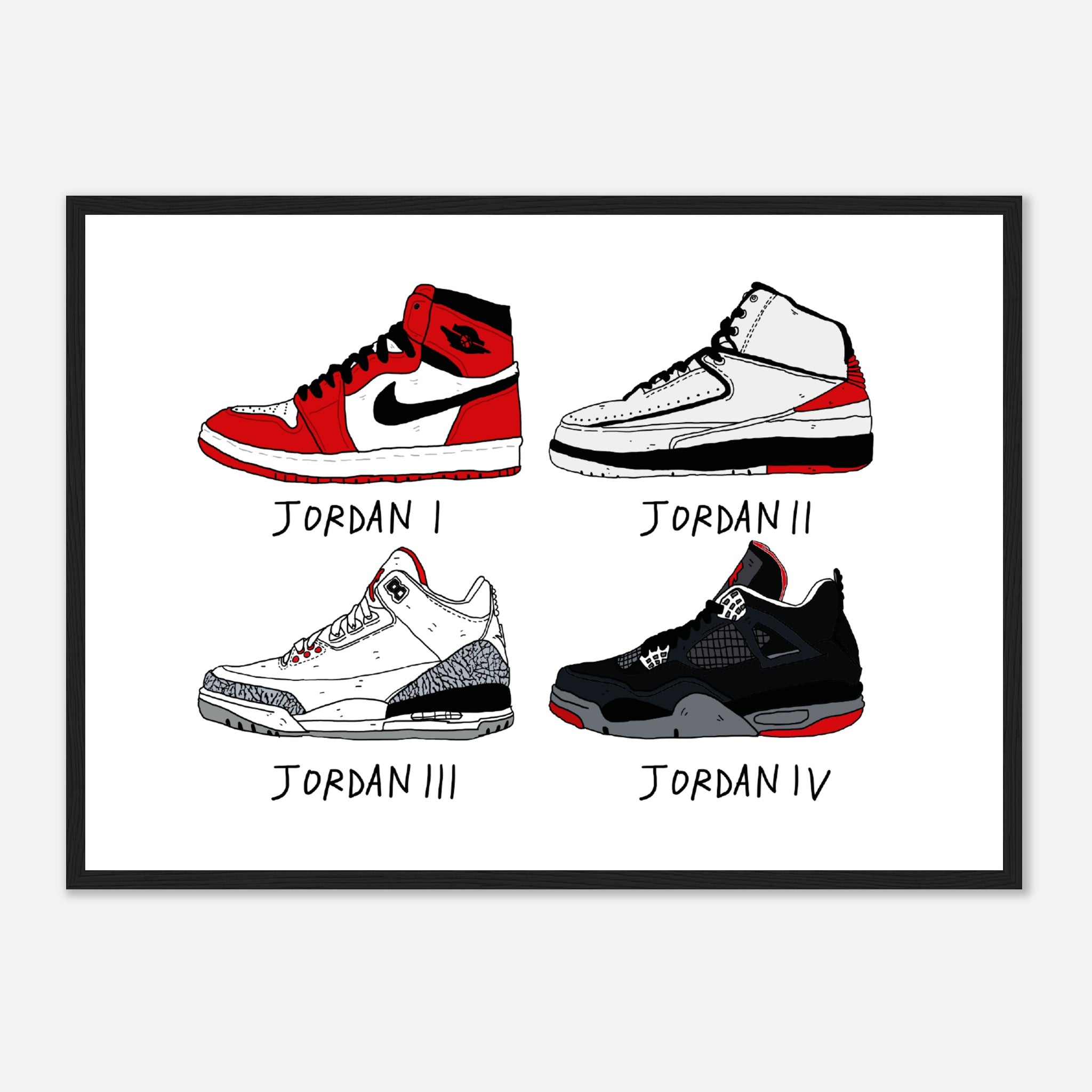 Jordans 84-89 Poster