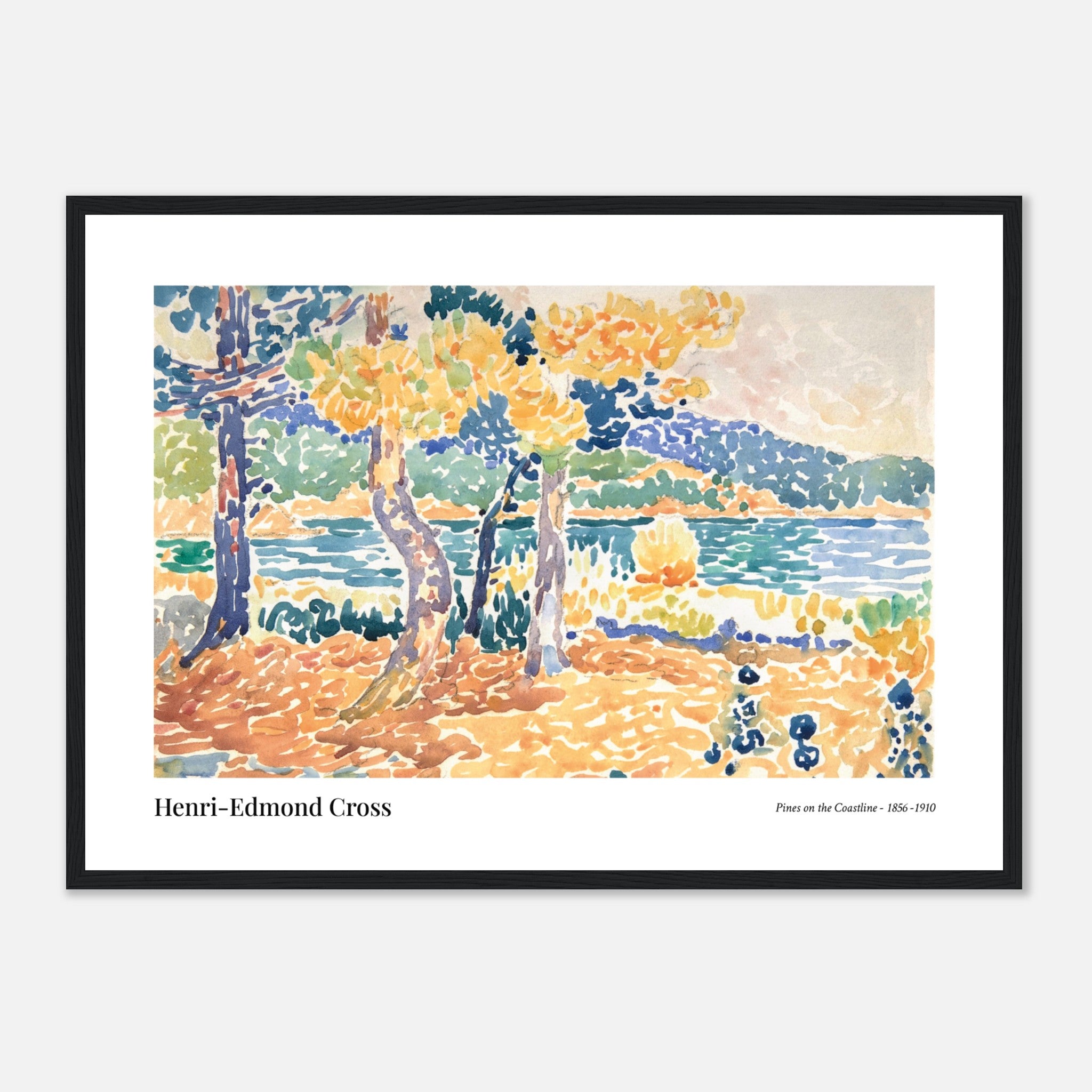 Pines on the Coastline by Henri-Edmond Cross Poster