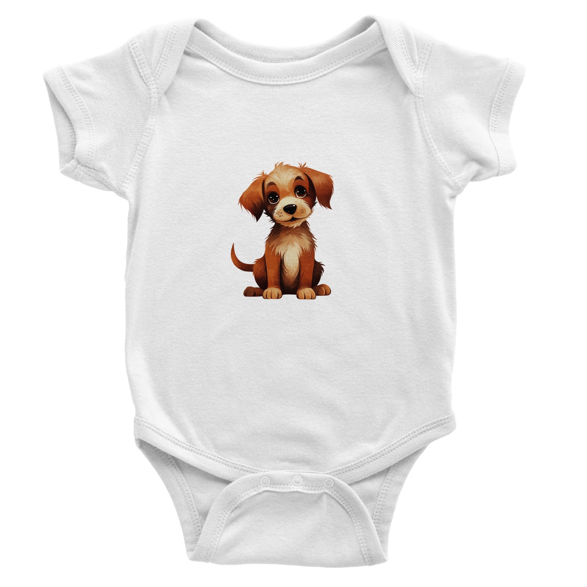 Puppy Paws Charmer Baby Short Sleeve Bodysuit - Optimalprint