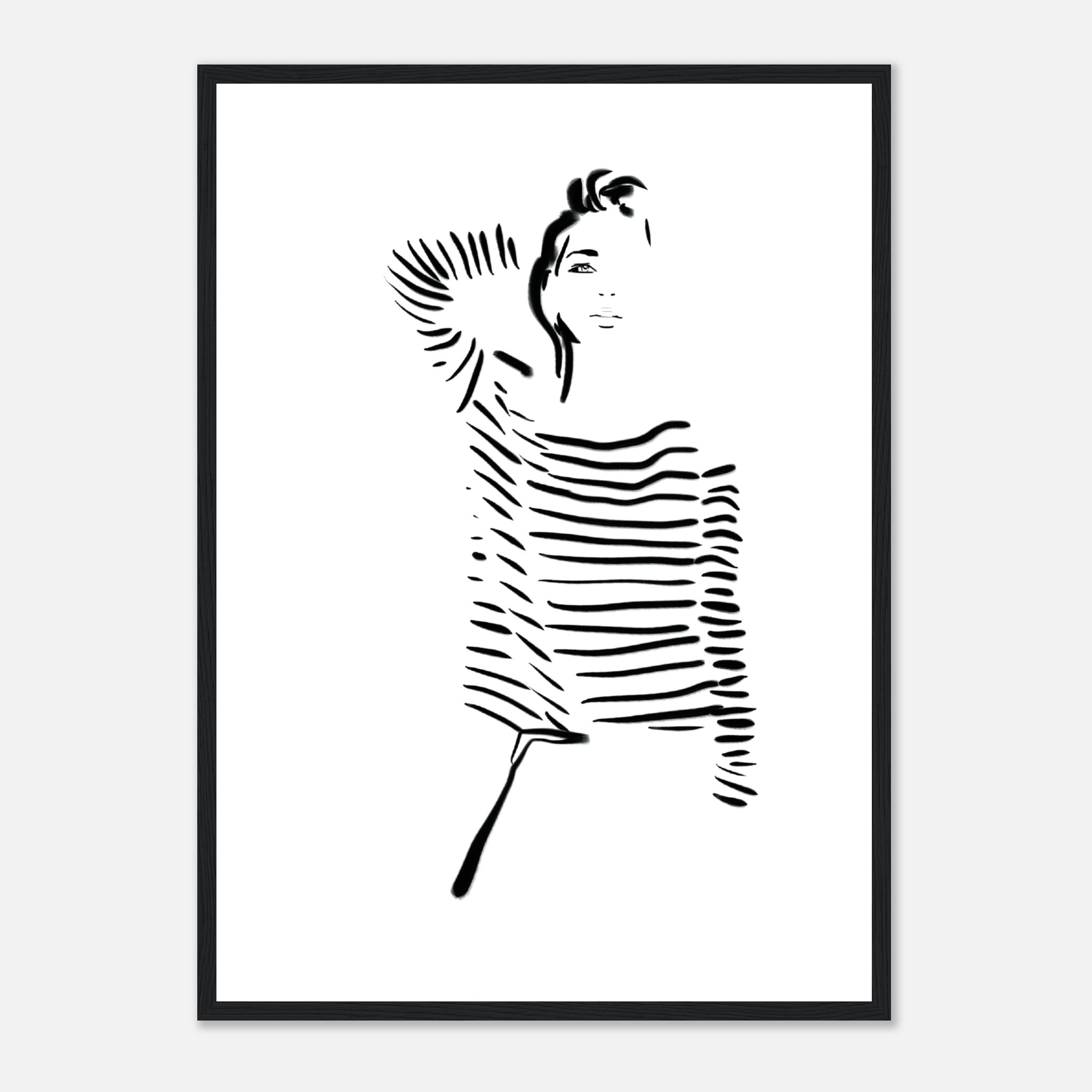 Striped Top Poster