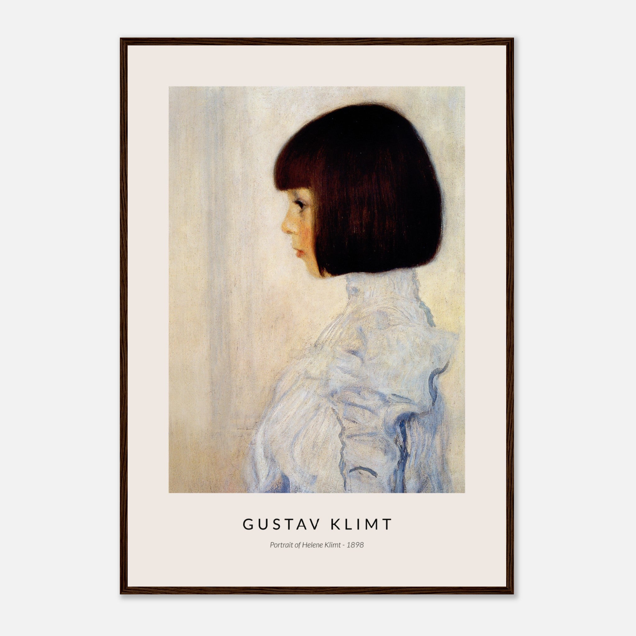 Portrait of Helene Klimt by Gustav Klimt Poster