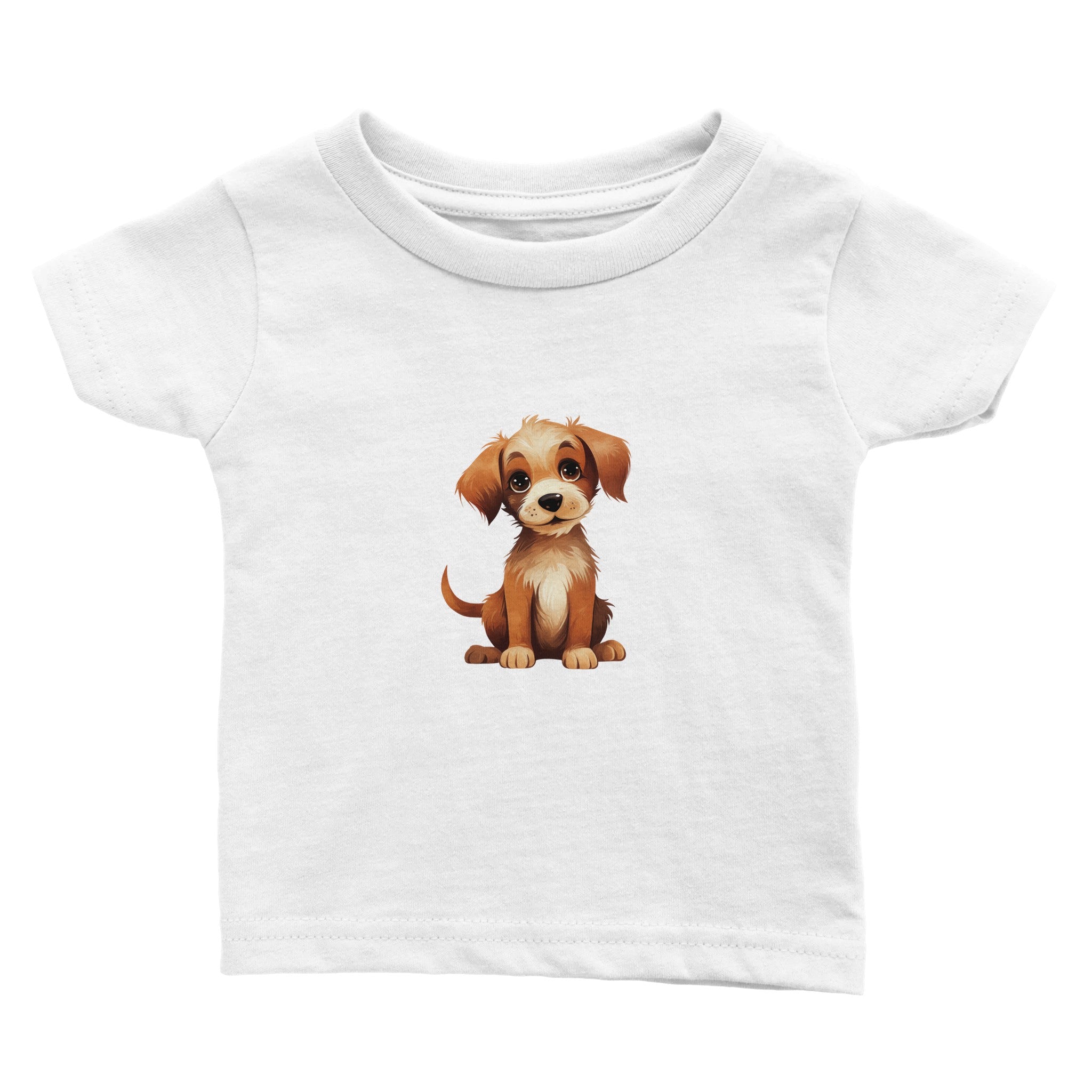 Puppy Paws Charmer Baby Crewneck T-shirt - Optimalprint
