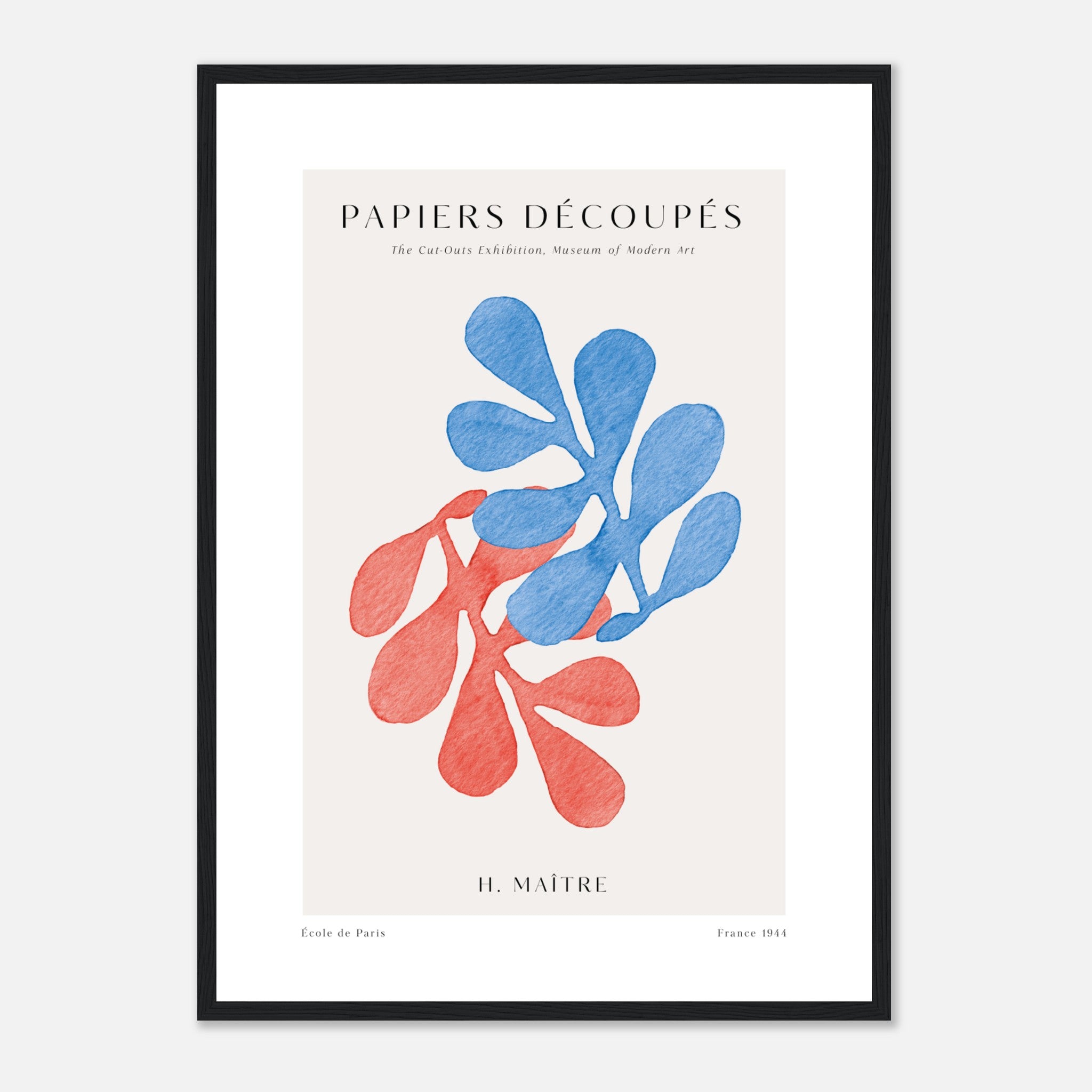 Matisse Papiers Decoupes No. 3 - Colors Poster