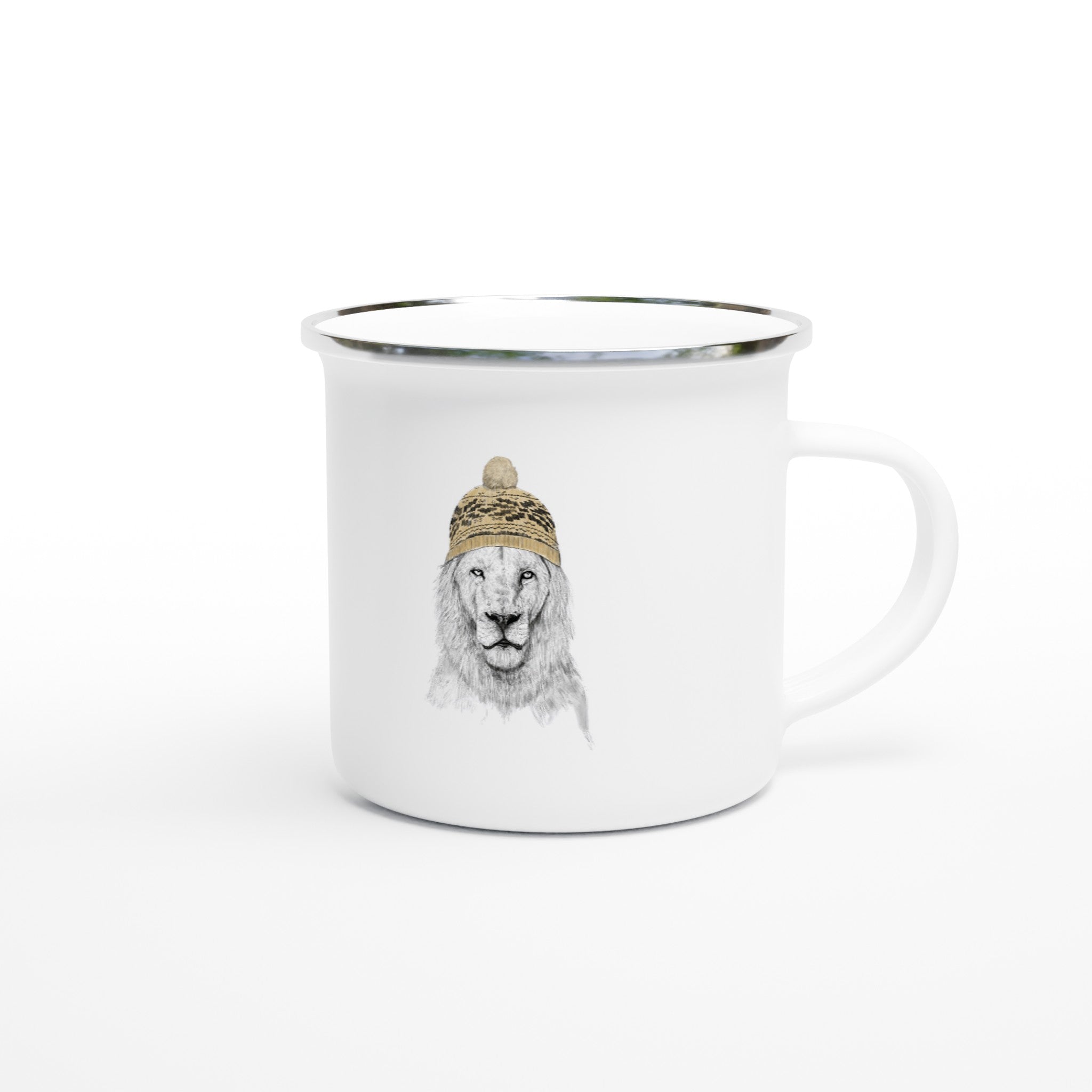 Winter Lion Enamel Mug - Optimalprint