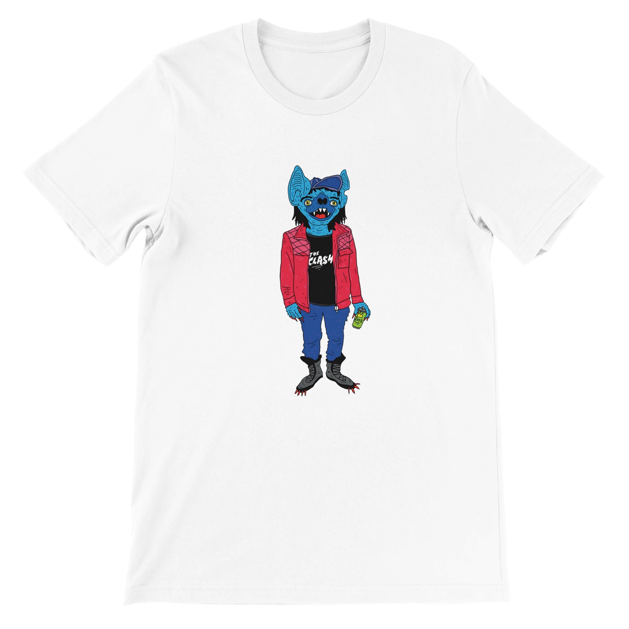 Punk Bat Crewneck T-shirt - Optimalprint