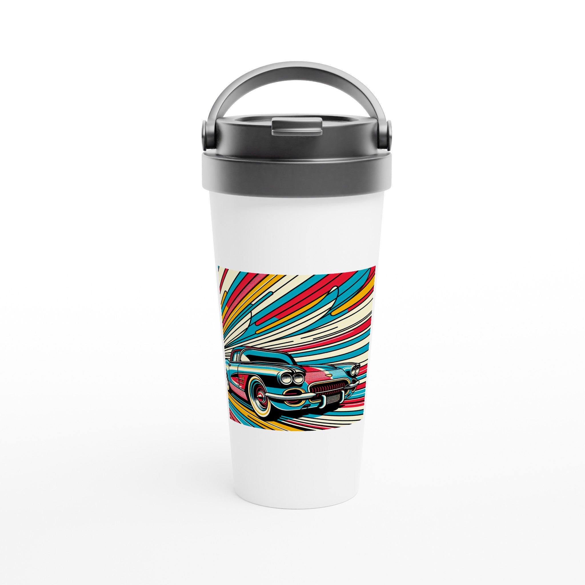 Retro Racer Mug Travel Mug - Optimalprint