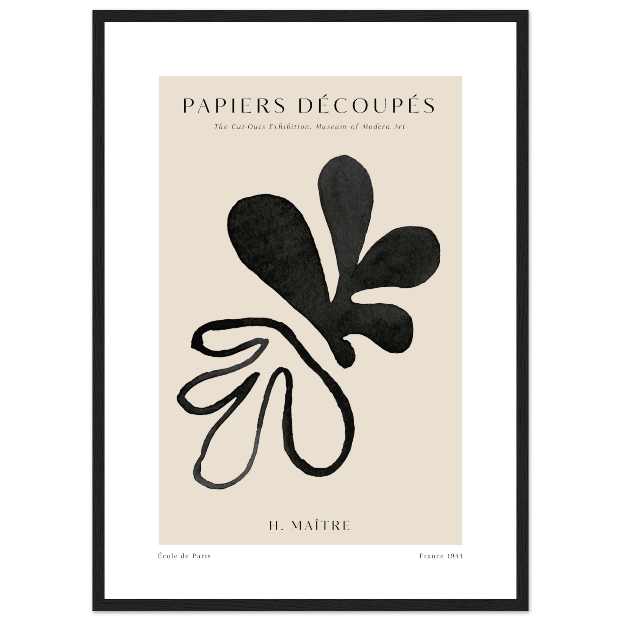 Matisse Papiers Decoupes No. 10 Poster