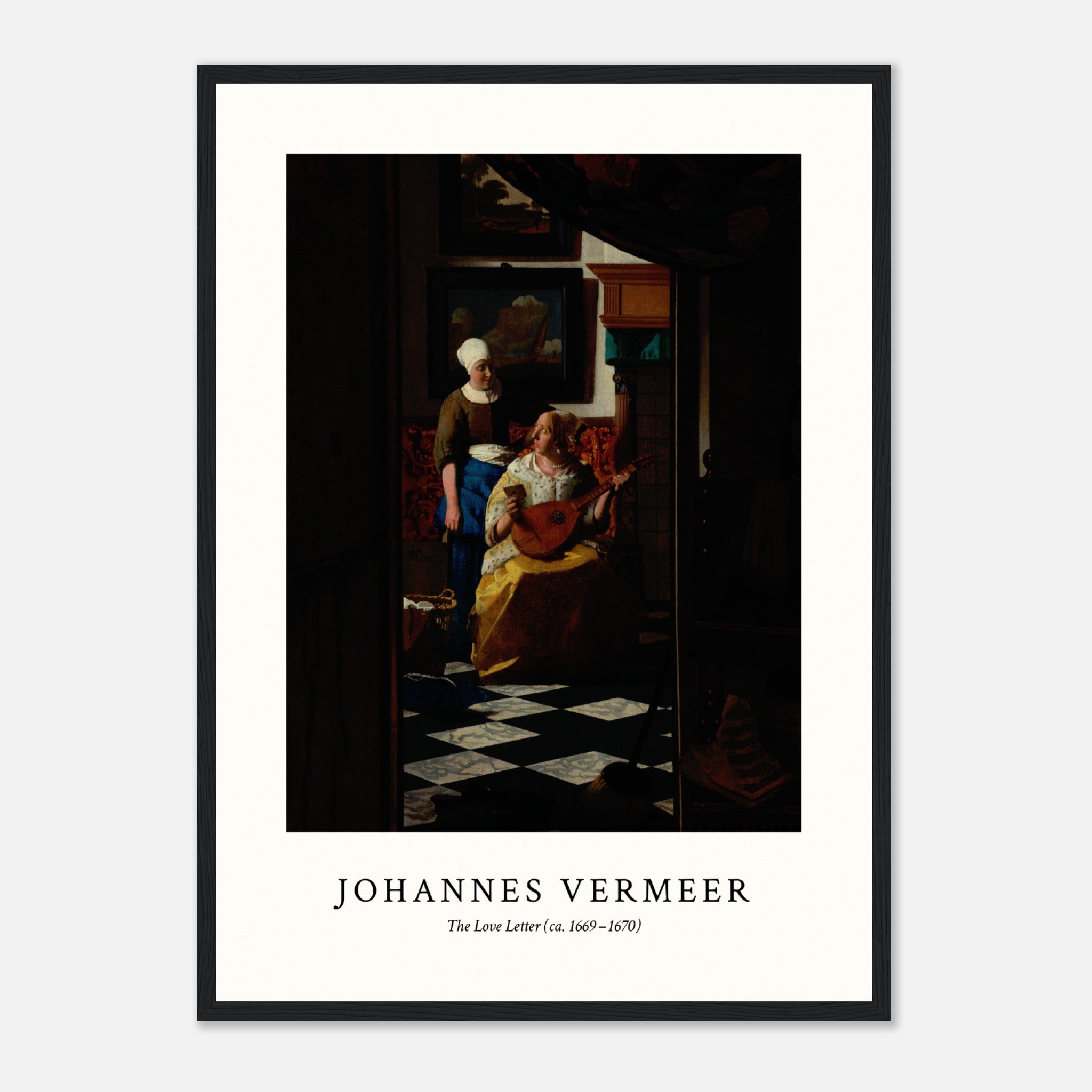Johannes Vermeer V Poster