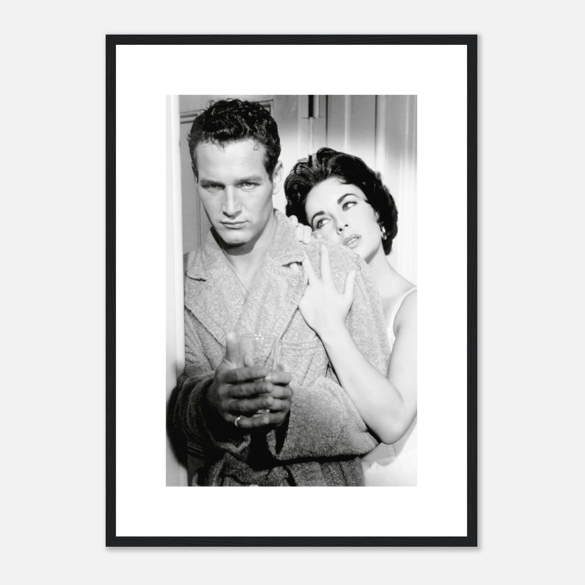 Elizabeth Taylor And Paul Newman Poster