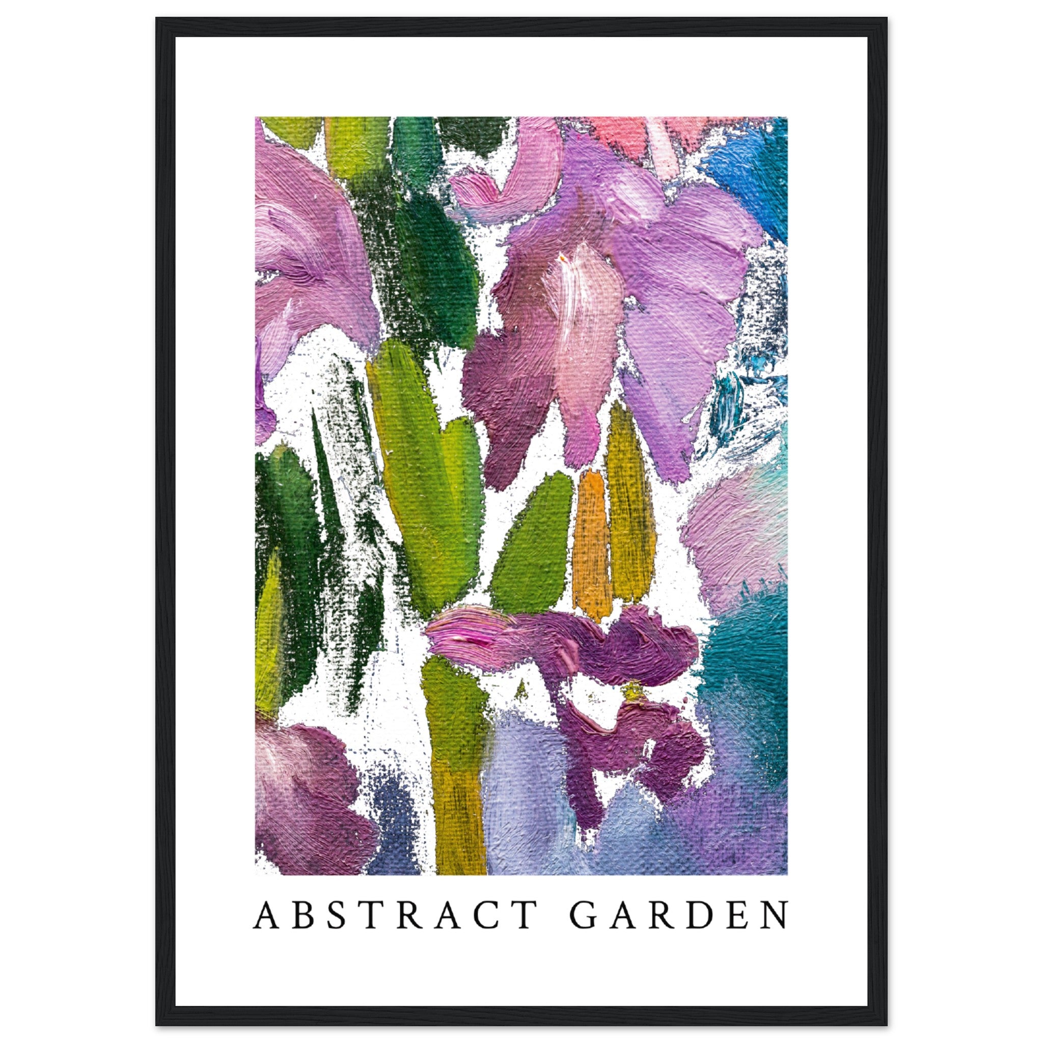 Abstract Irises Poster