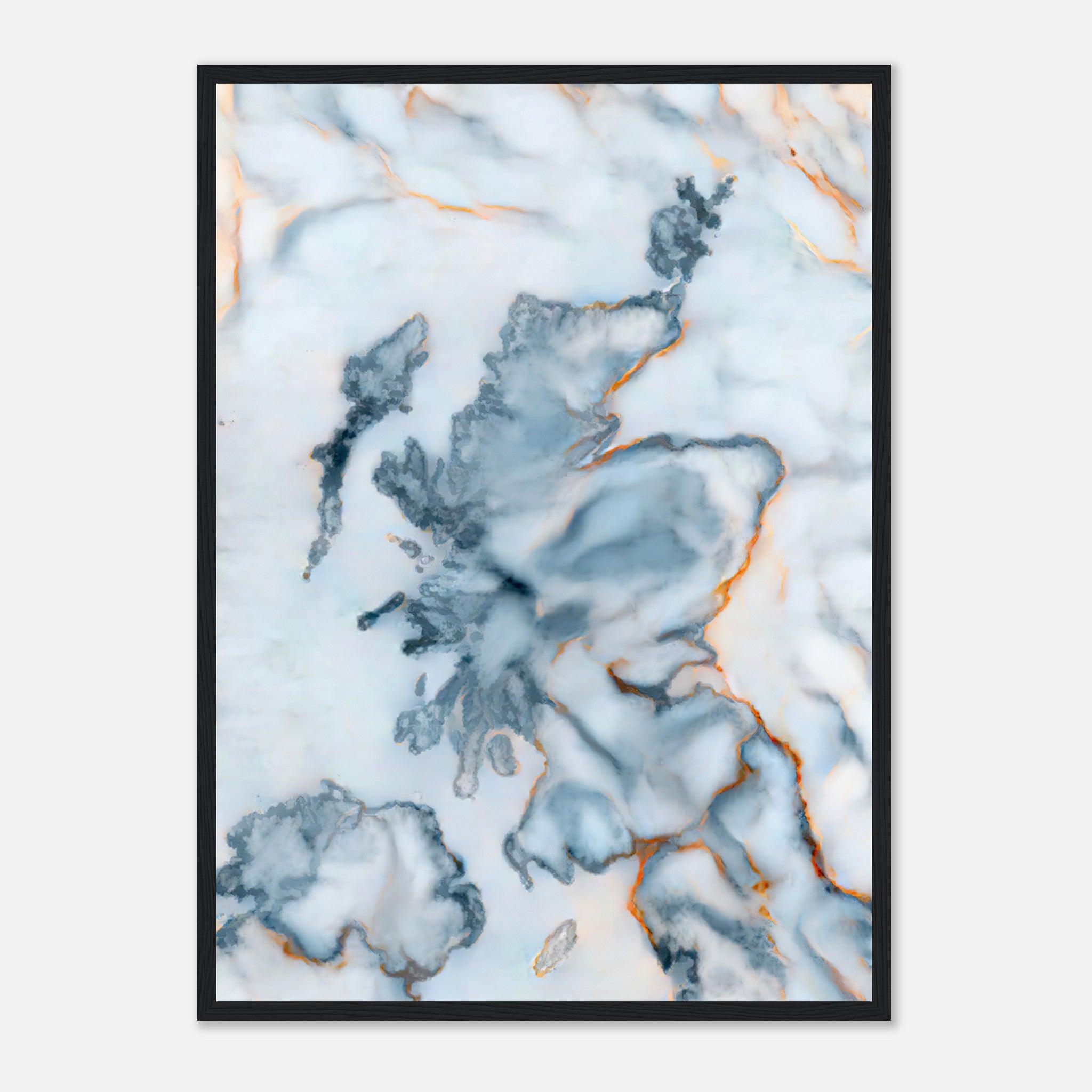 Scotland Marble Map Poster