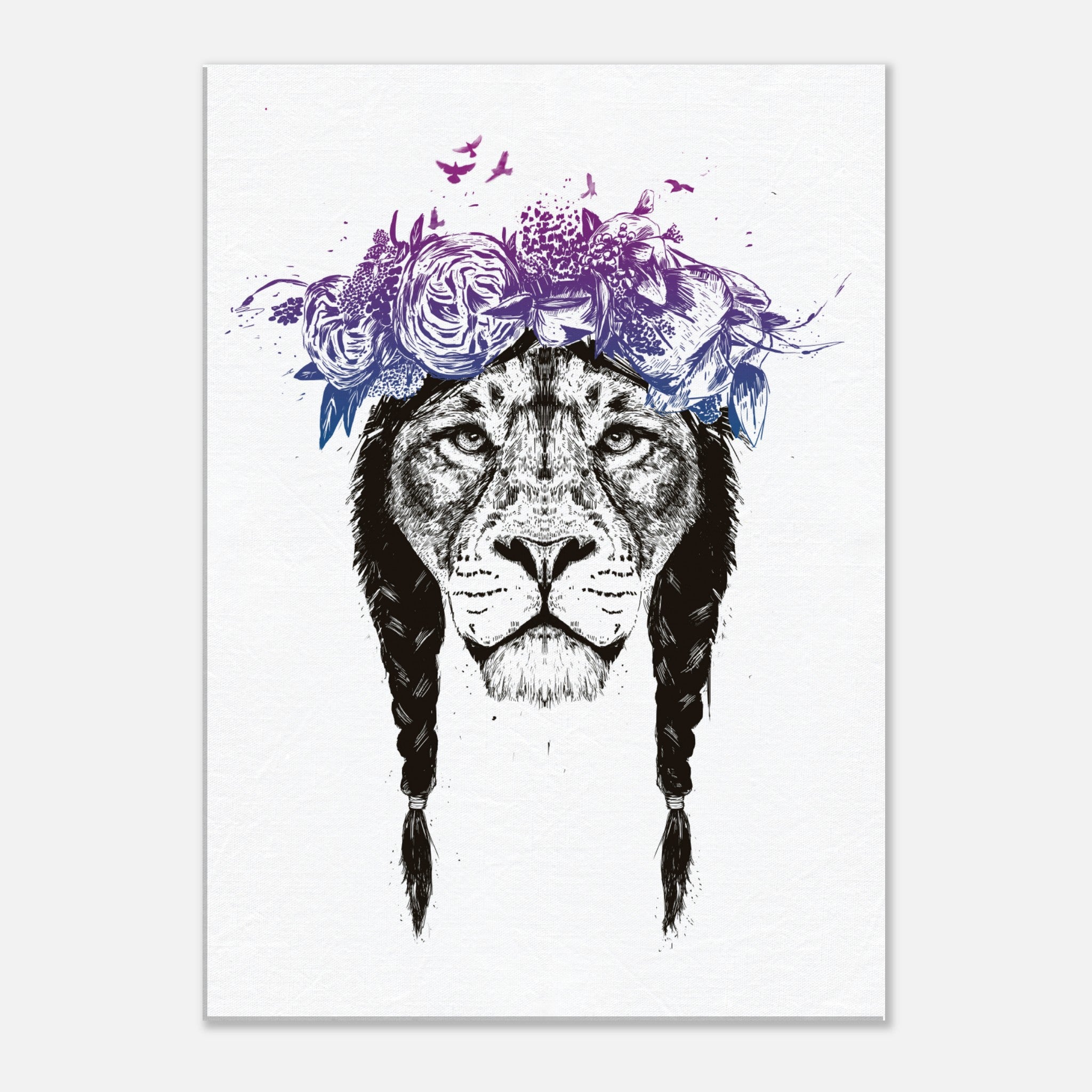 King Of Lions Canvas
