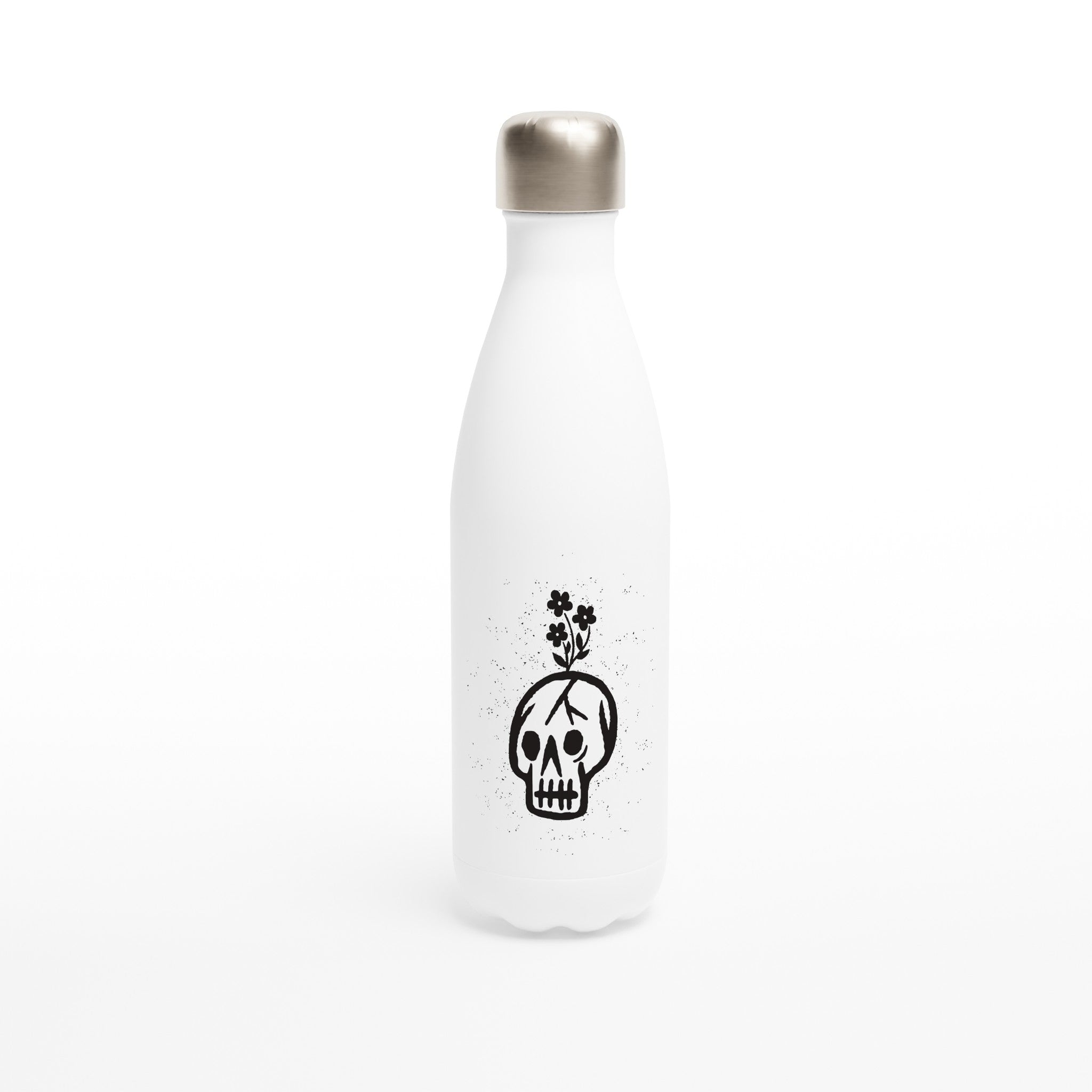 Bloom Skull Water Bottle - Optimalprint