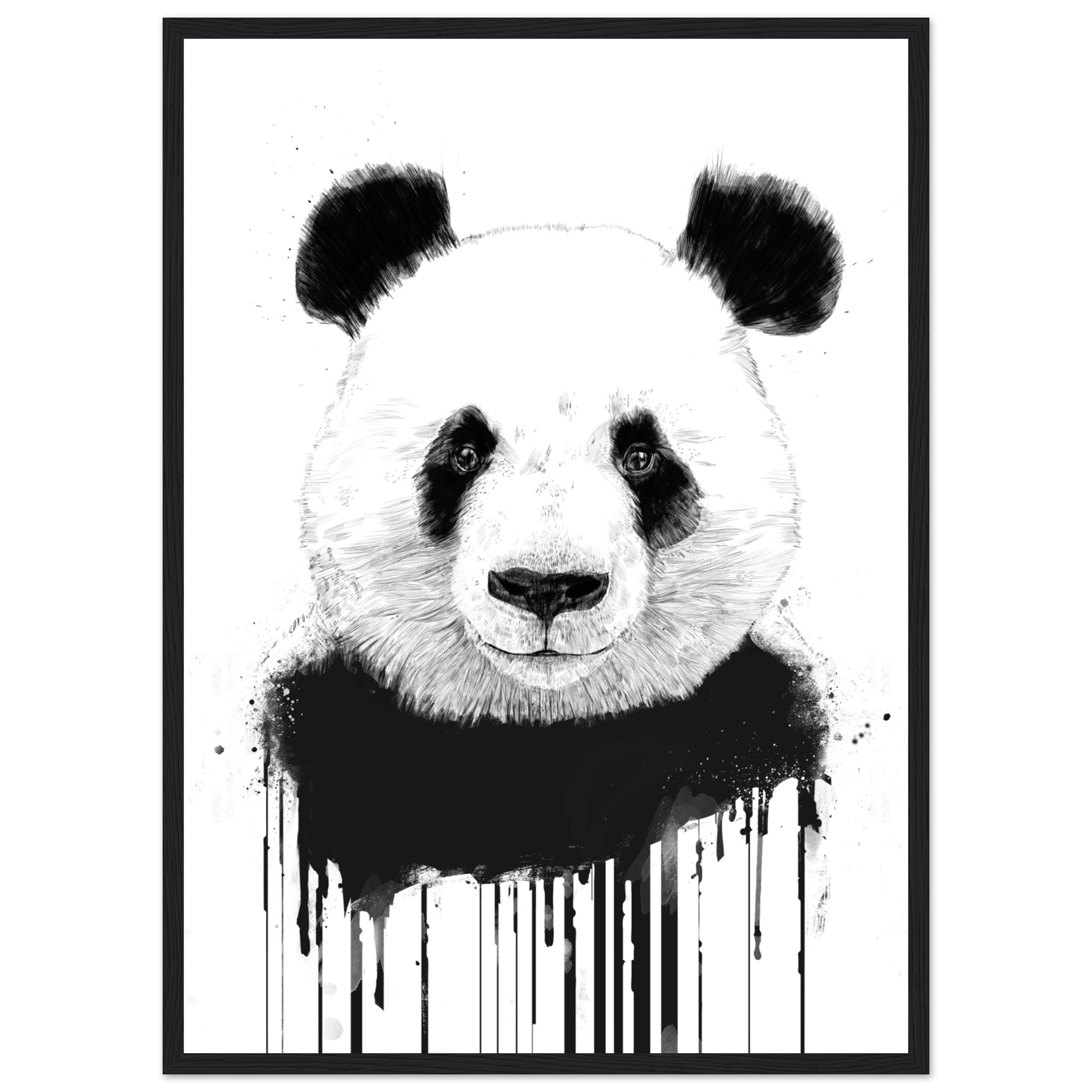 Graffiti Panda Poster