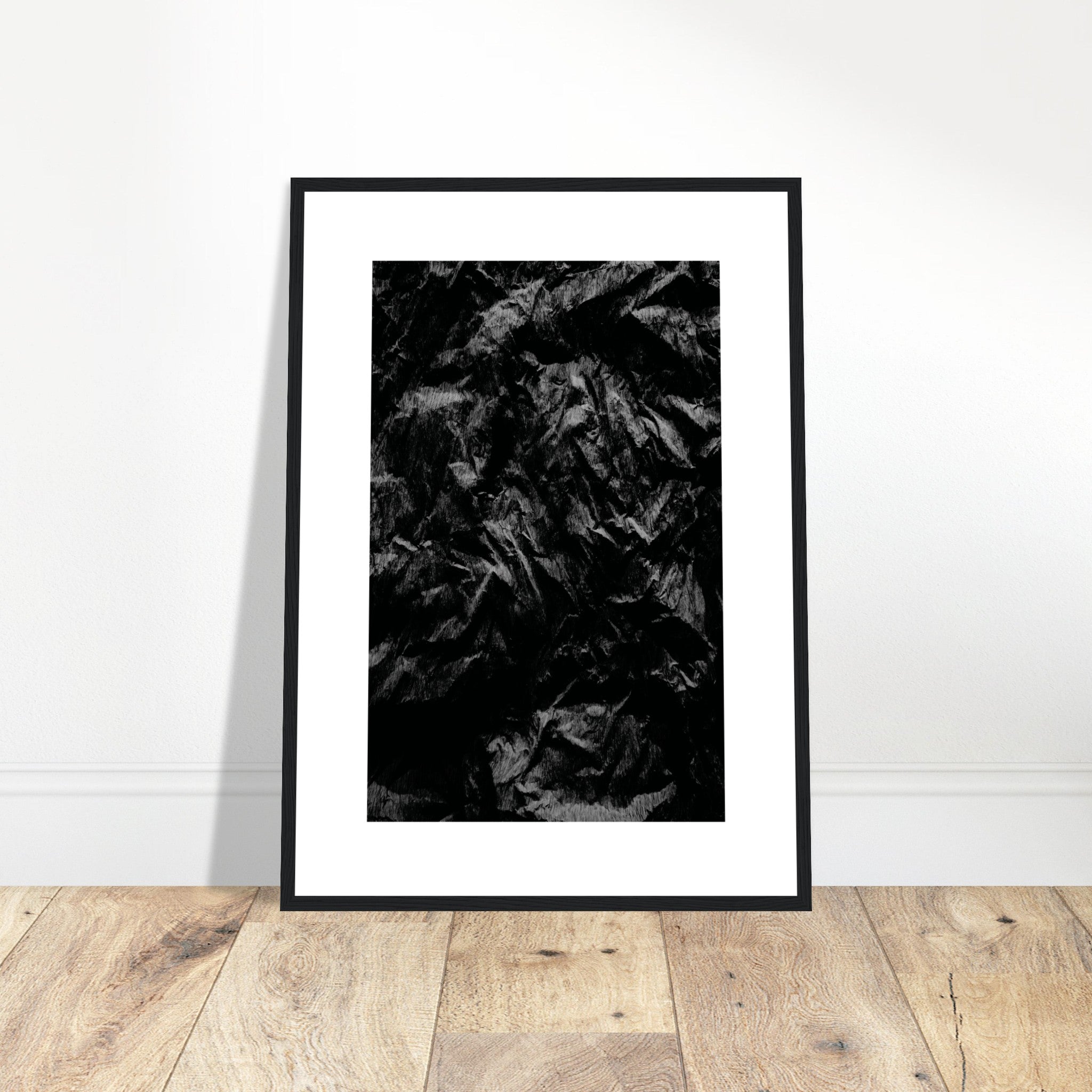 Black Marble Basalt Poster