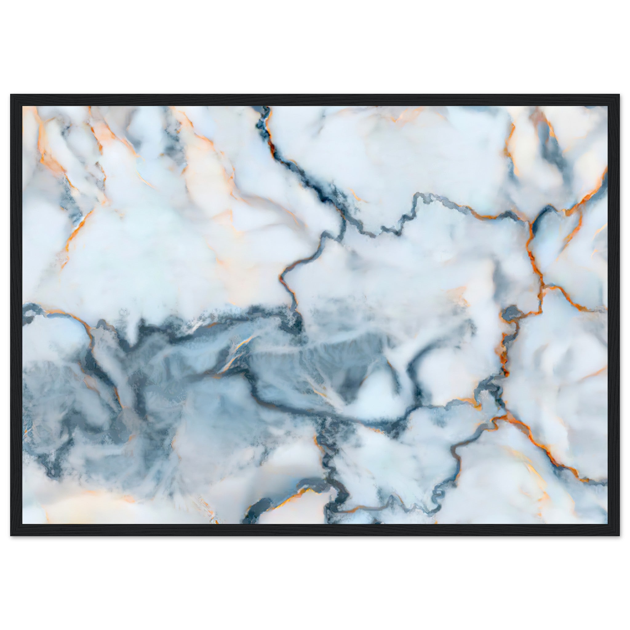 Austria Marble Map Poster