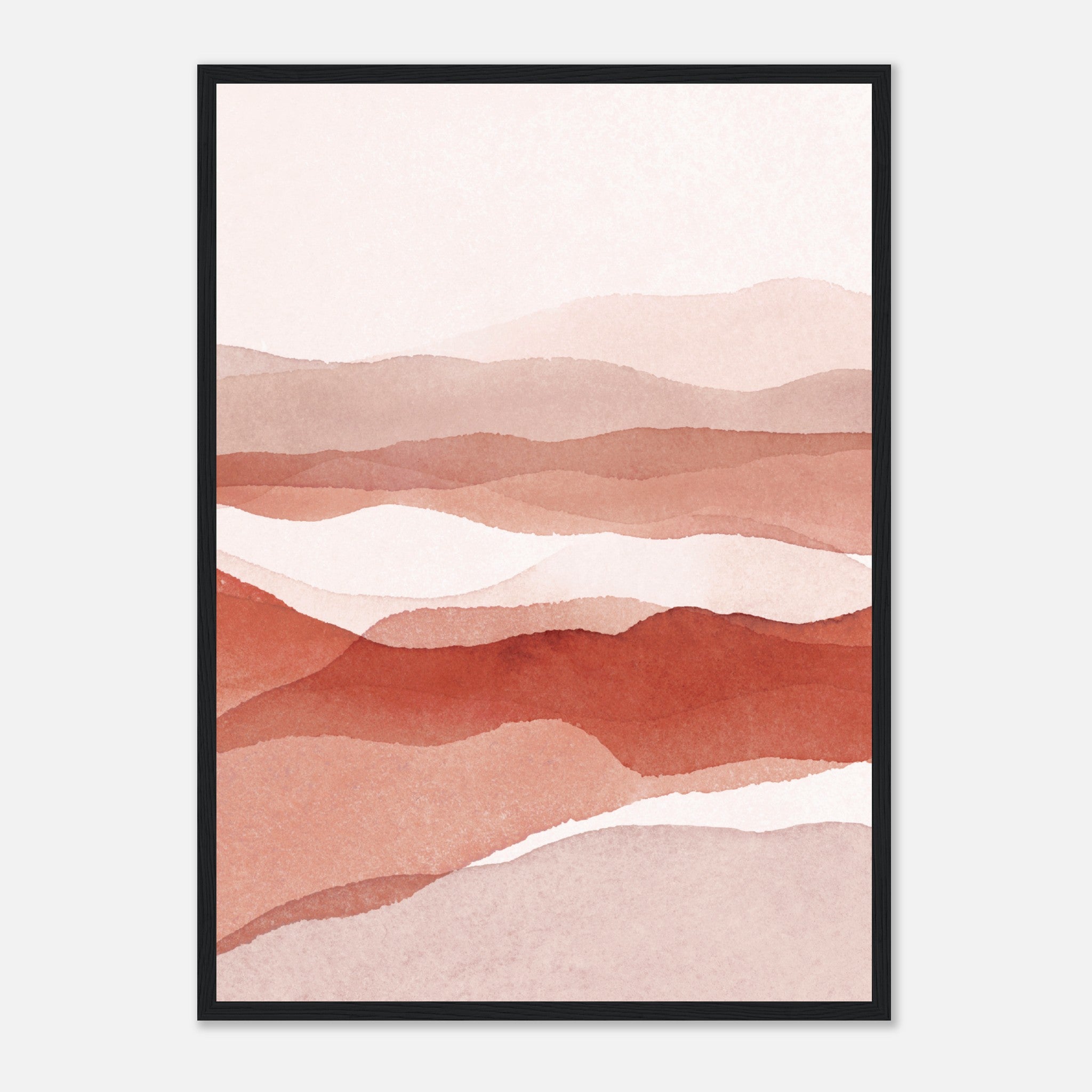 Abstract Watercolor Landscape Poster