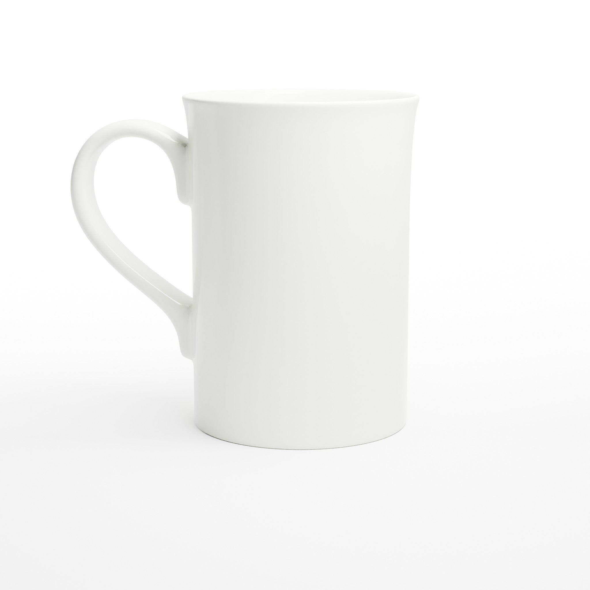 Personalized White 10oz Porcelain Slim Mug - Optimalprint