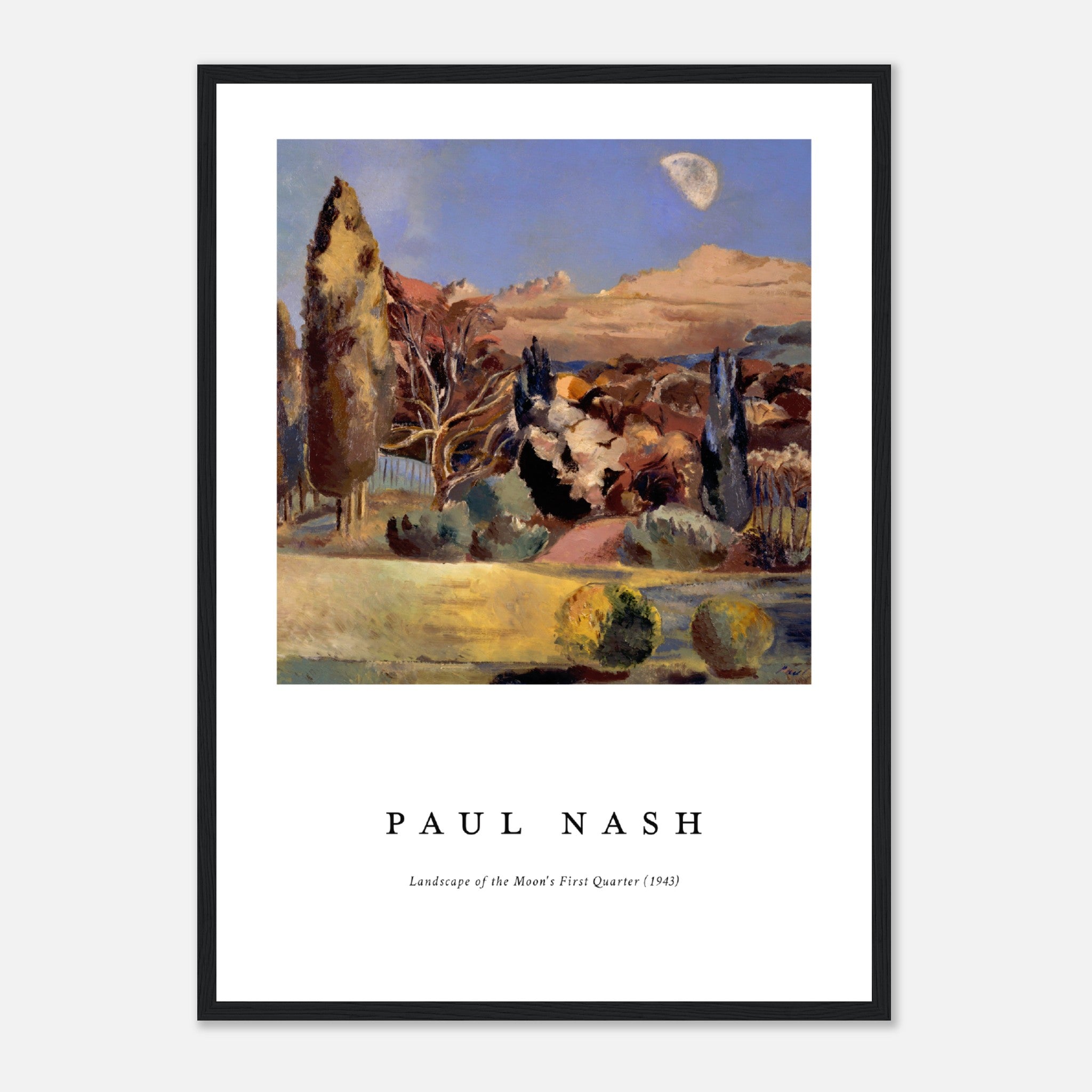 Paul Nash Landscape Poster