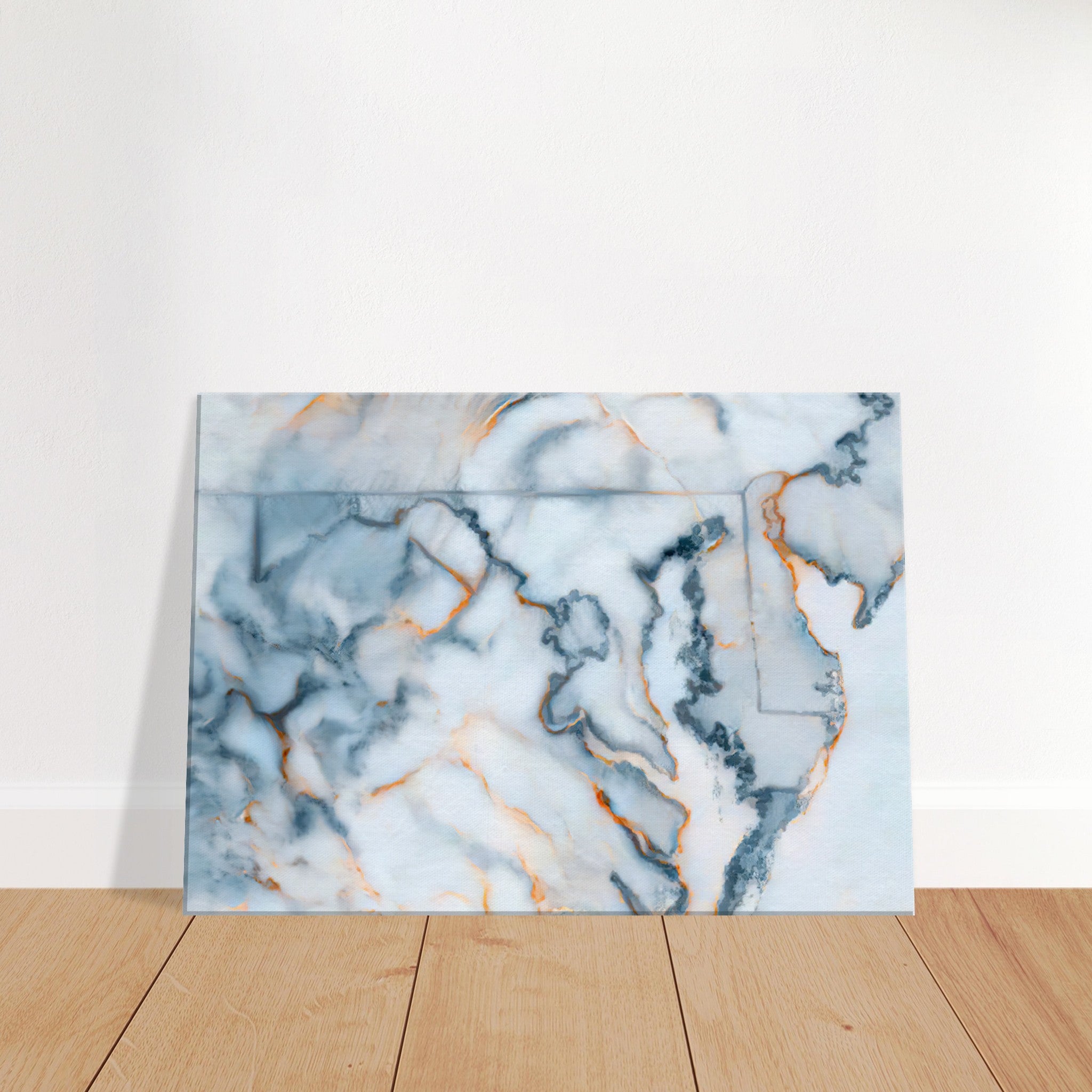 Maryland Marble Map Canvas